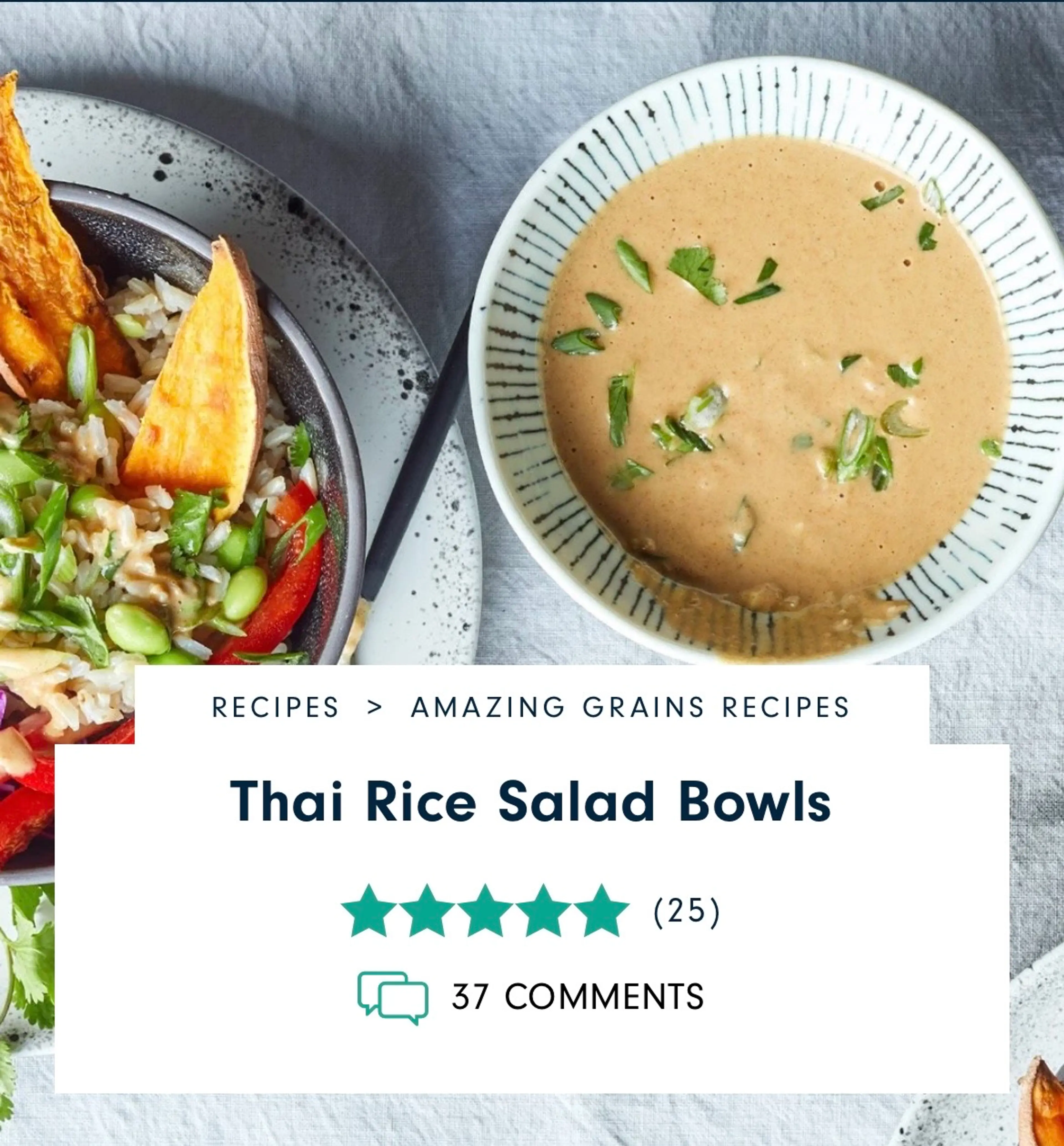 Thai Rice Salad Bowls