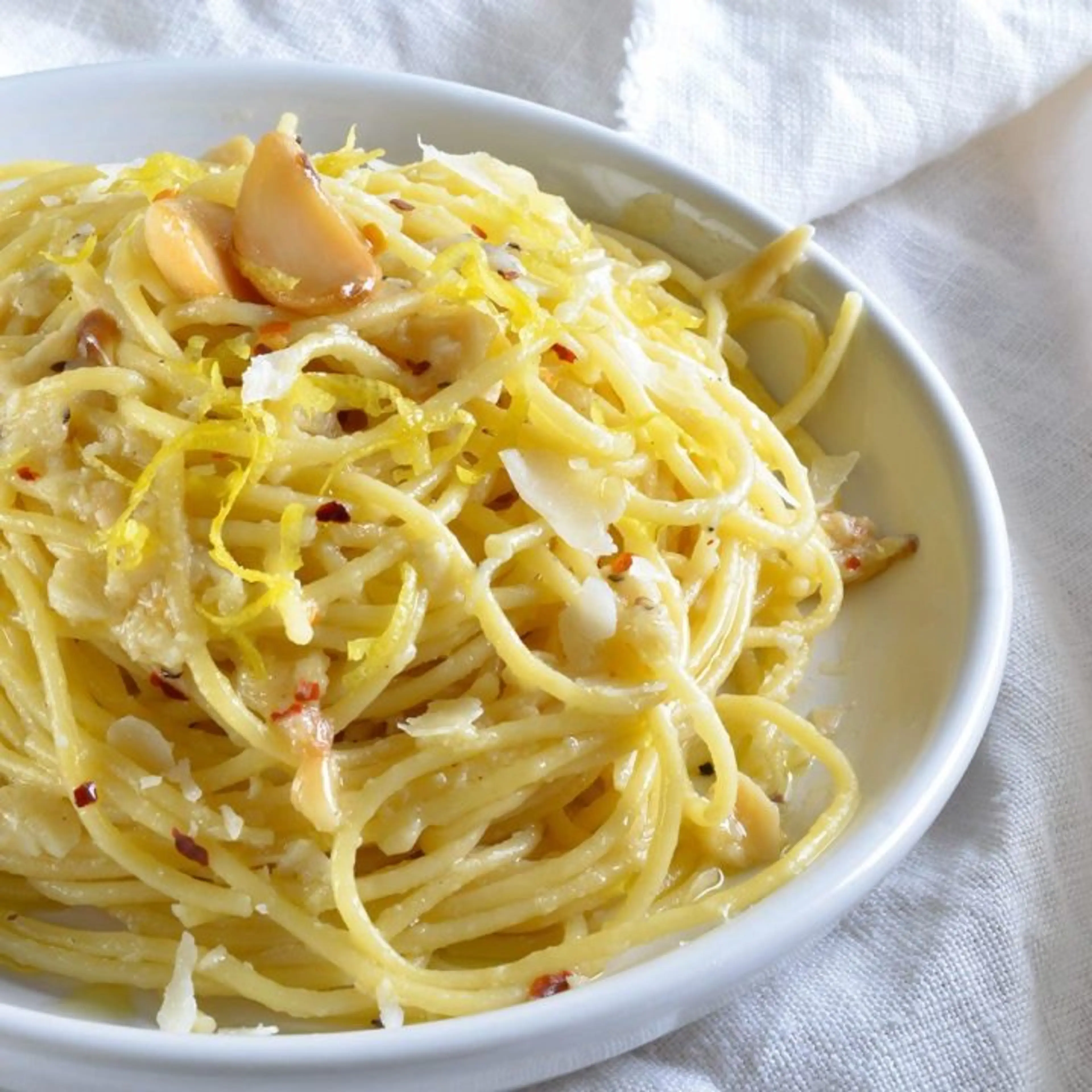 Lemon Garlic Pasta