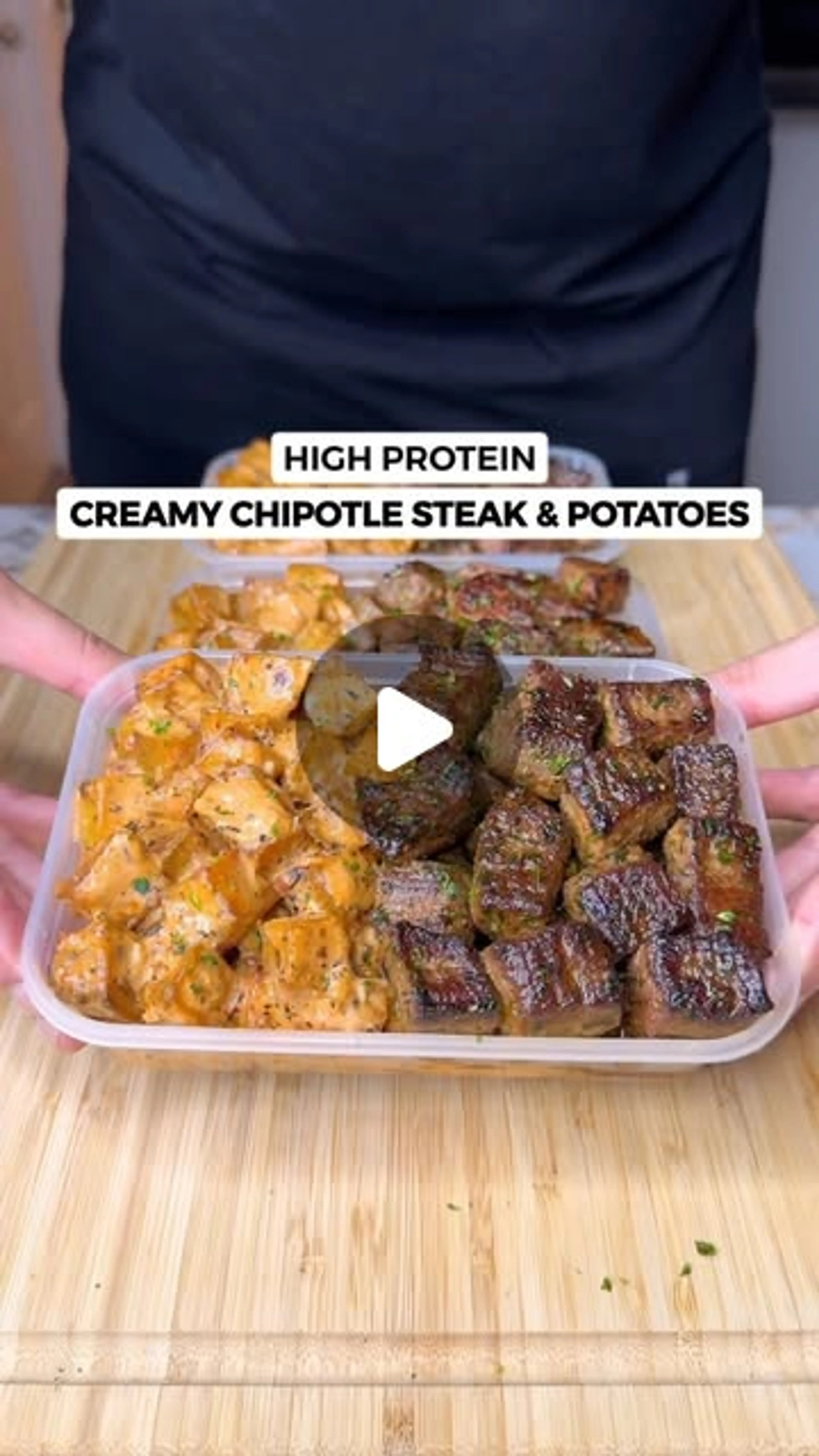 High Protein Creamy Chipotle Steak & Potatoes Only 533 Calor