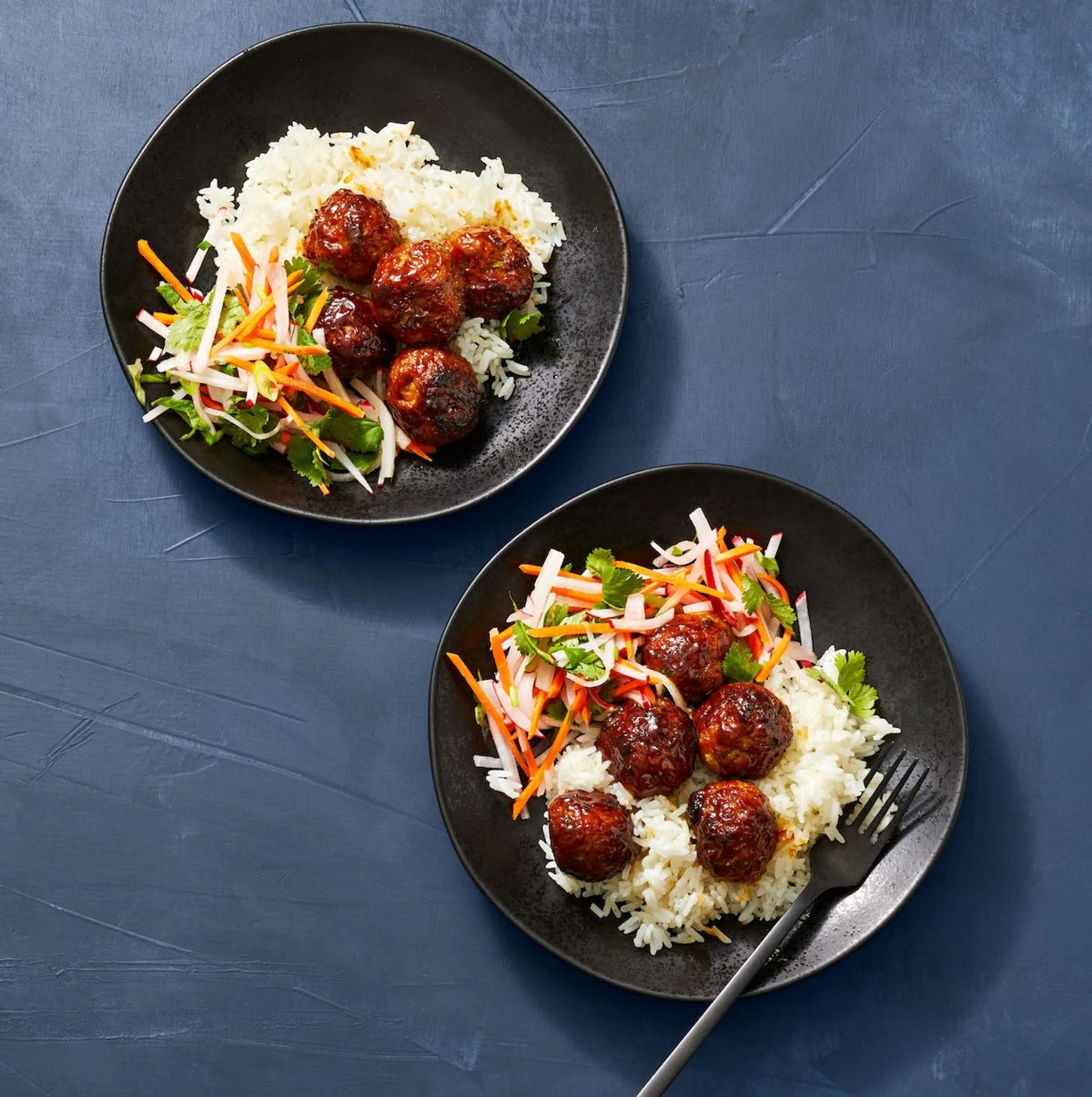 Pork Meatball Banh Mi Bowls