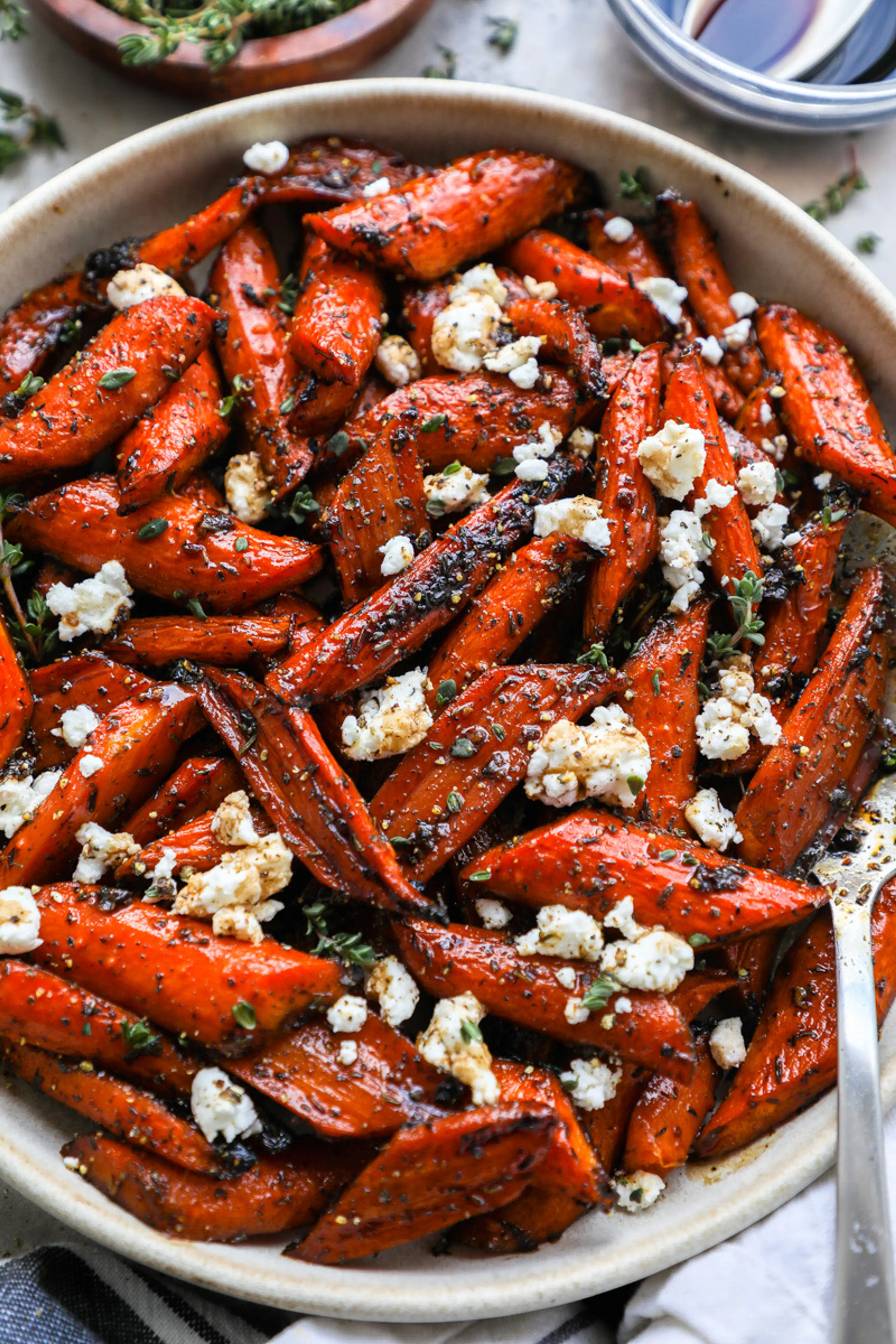 Honey Balsamic Roasted Carrots