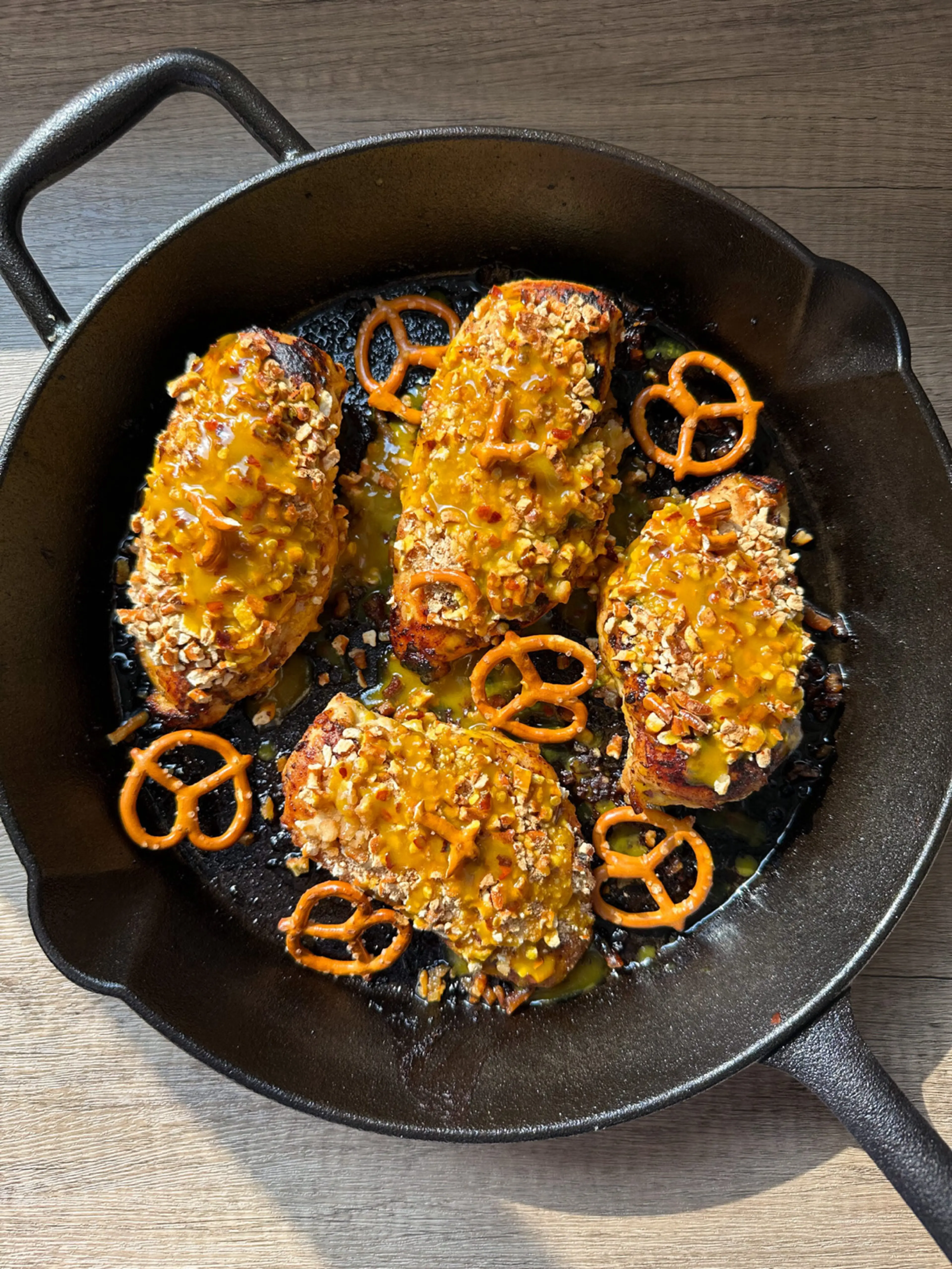 Honey Mustard Pretzel Chicken