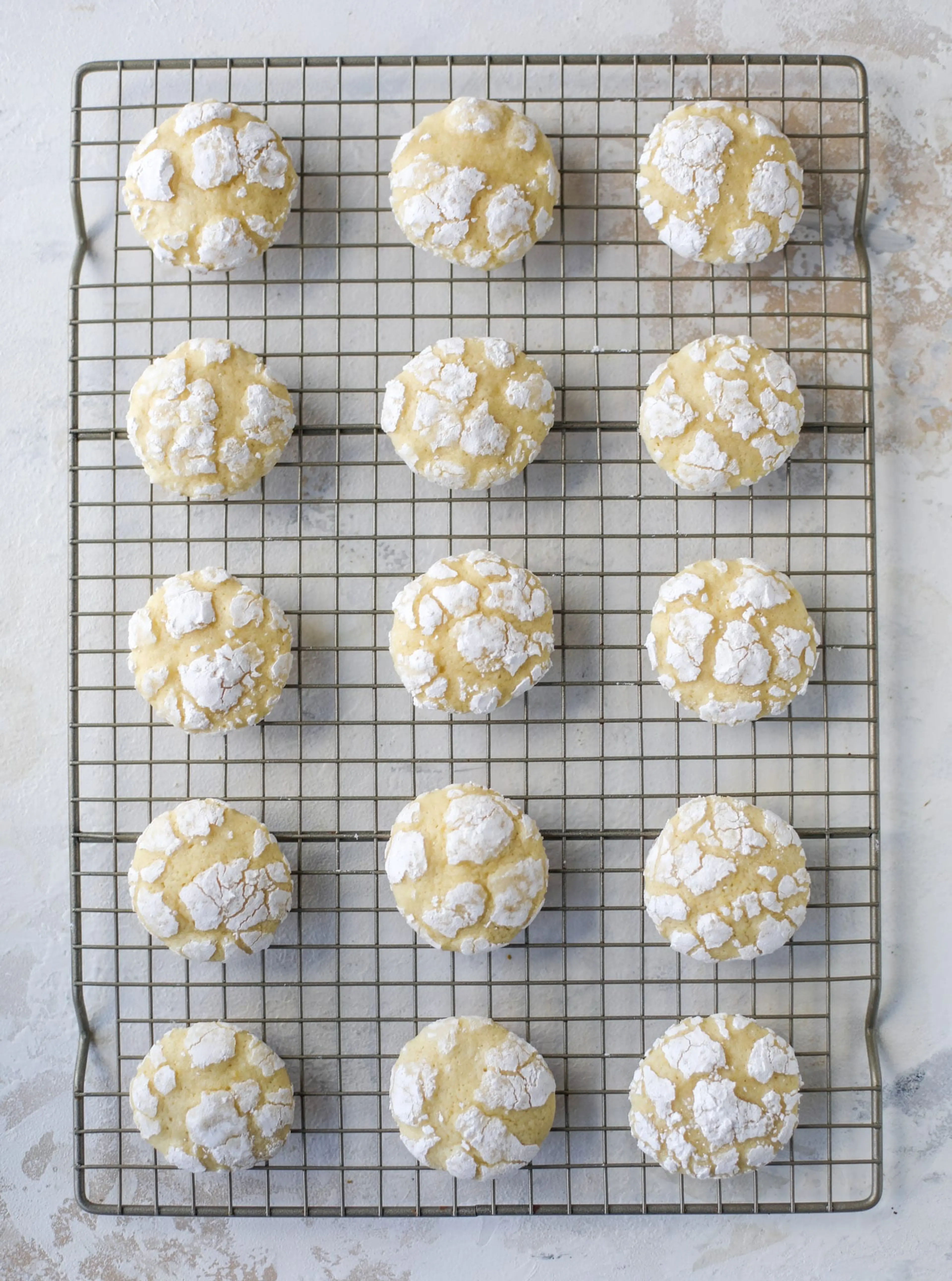 Lemon Crinkle Cookies