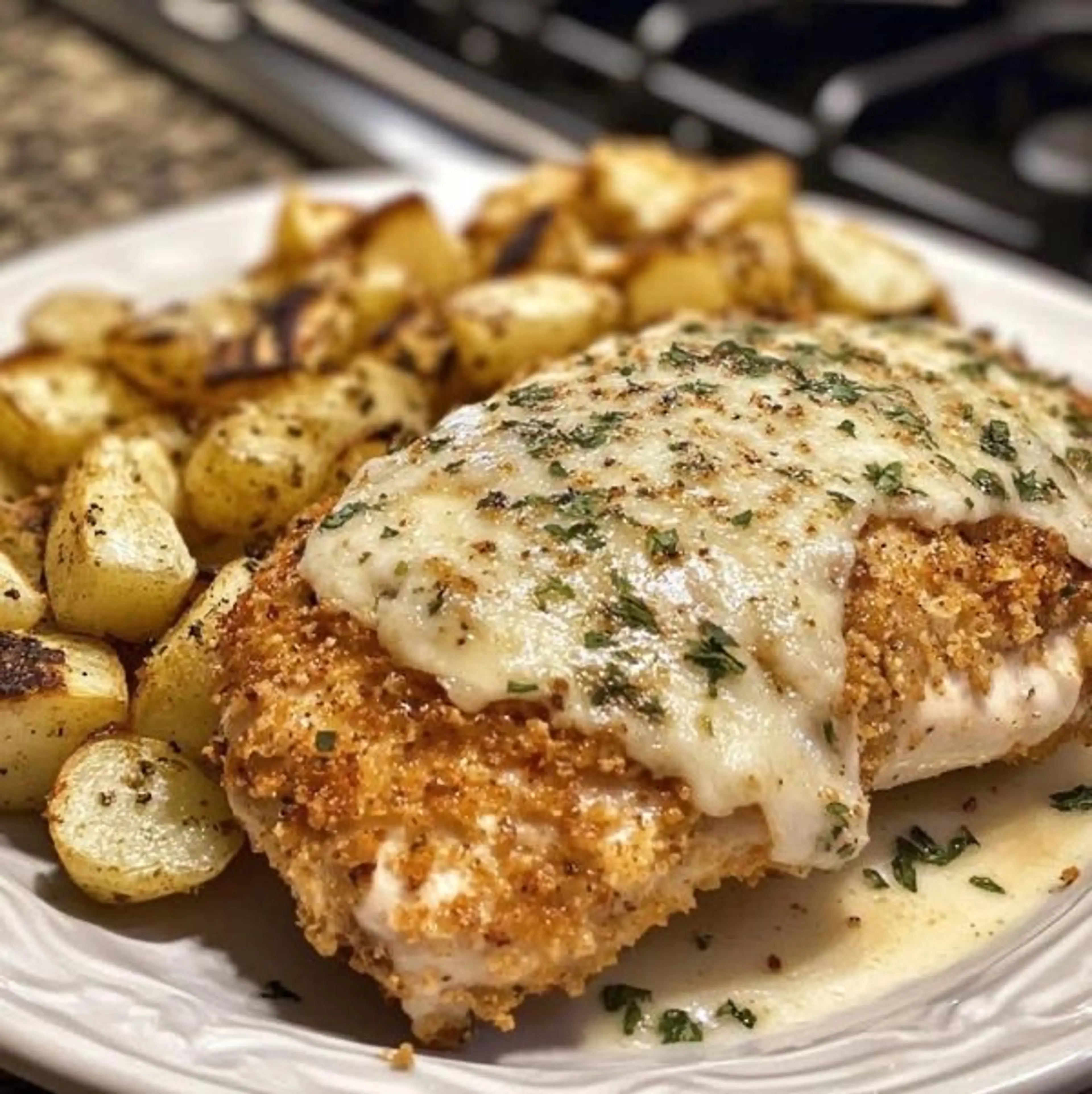 Longhorn Parmesan Crusted Chicken