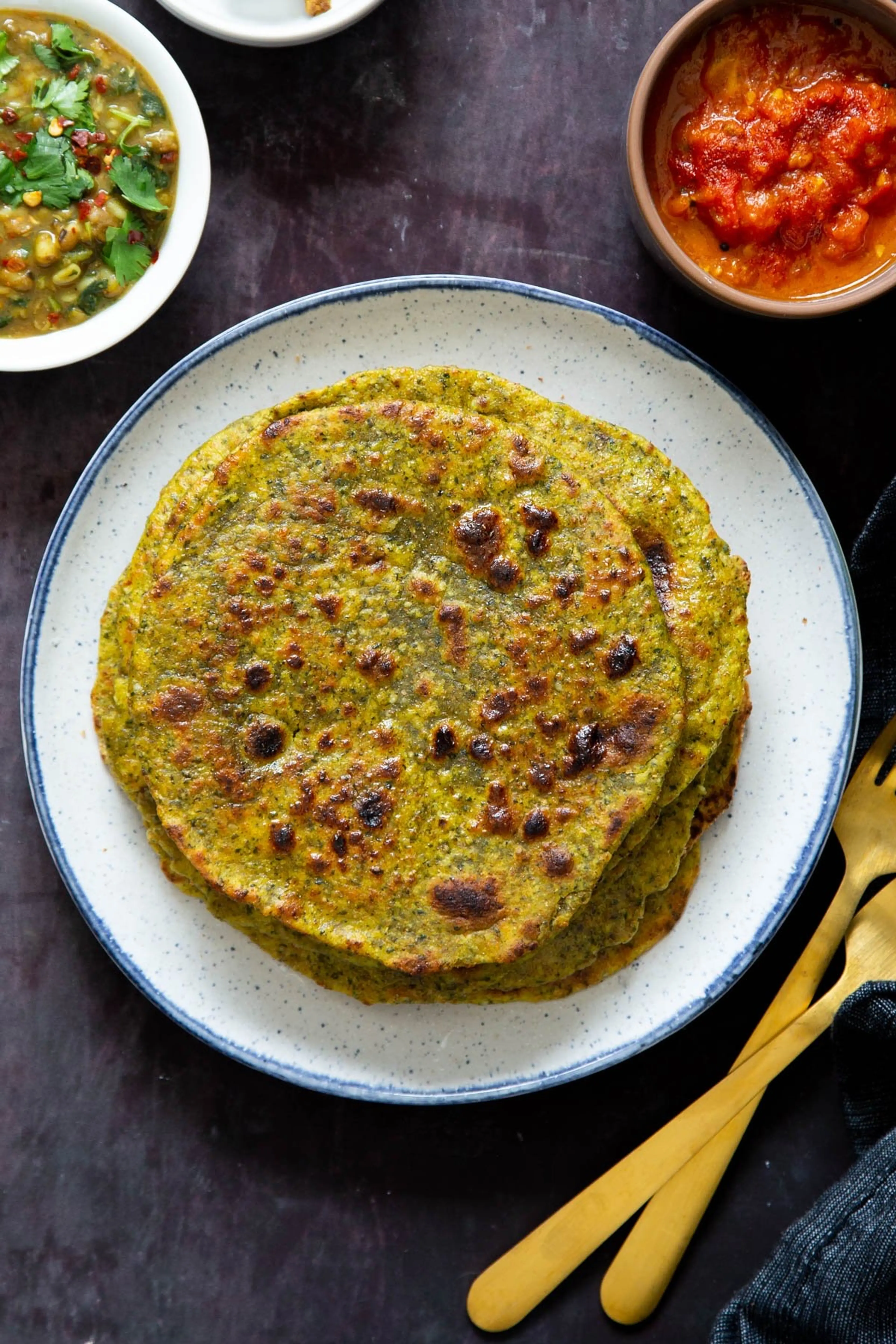 Masala Paratha Spiced Indian Flatbread yeastfree