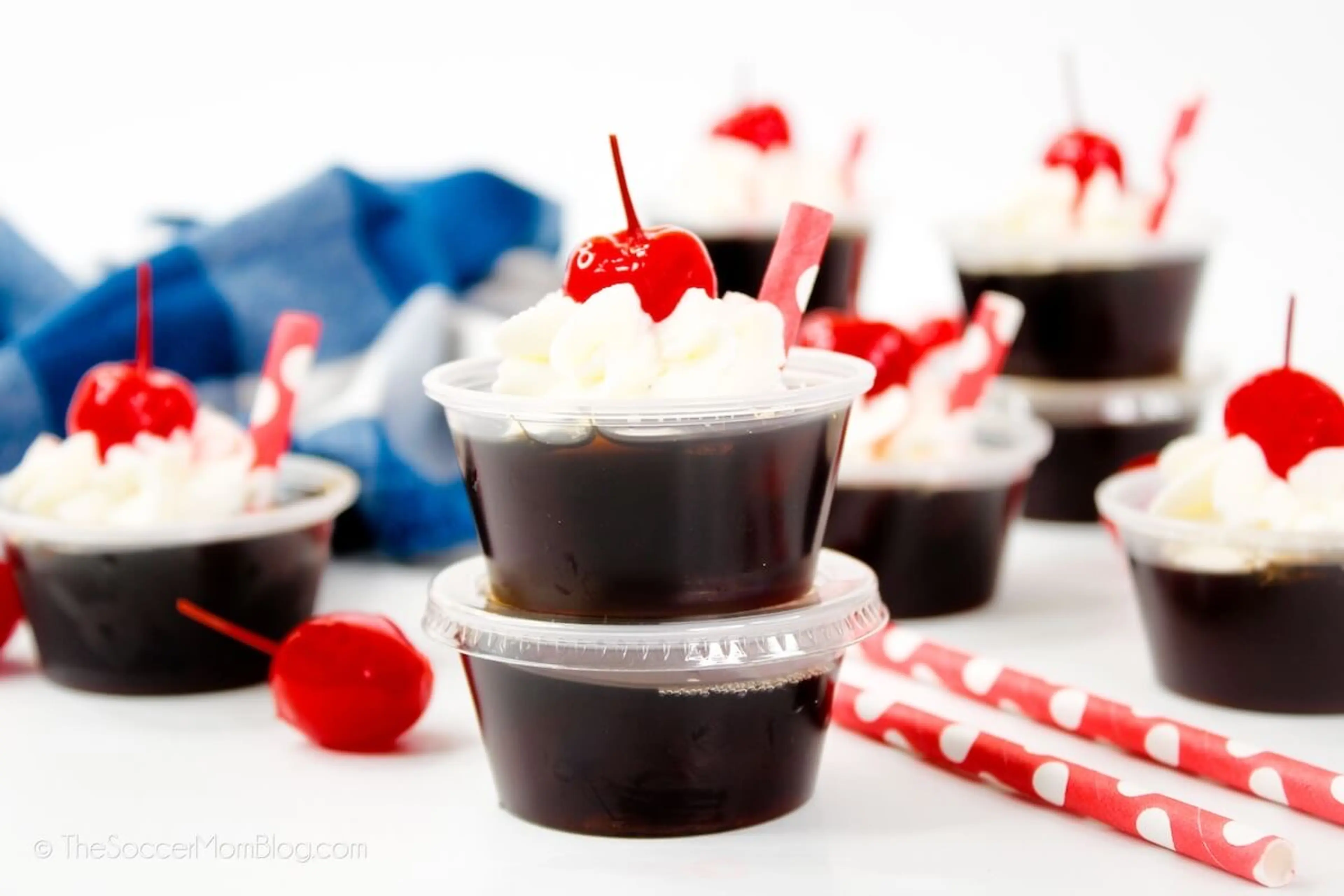 Root Beer Float Jello Shots