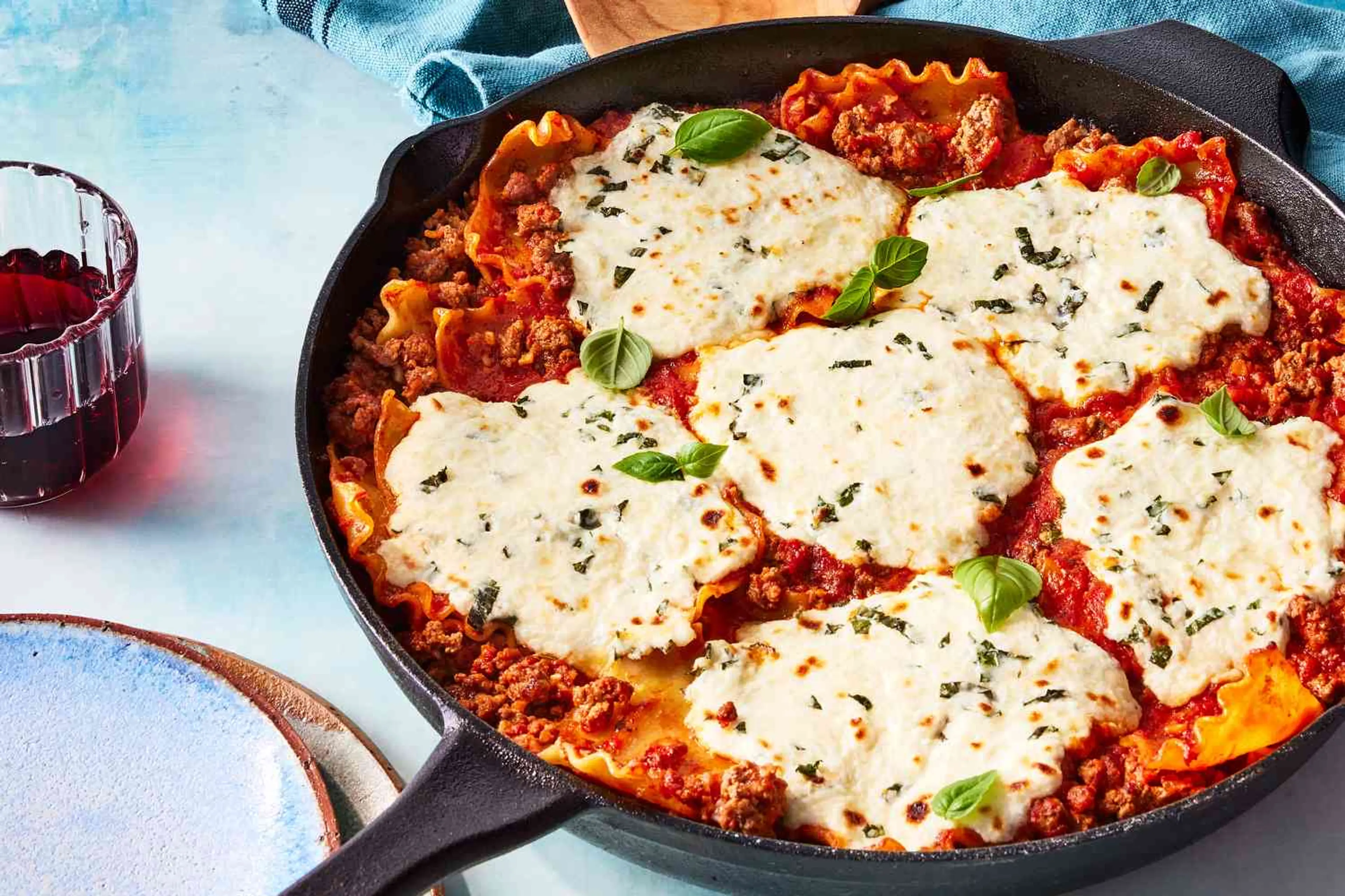 Beefy Skillet Lasagna