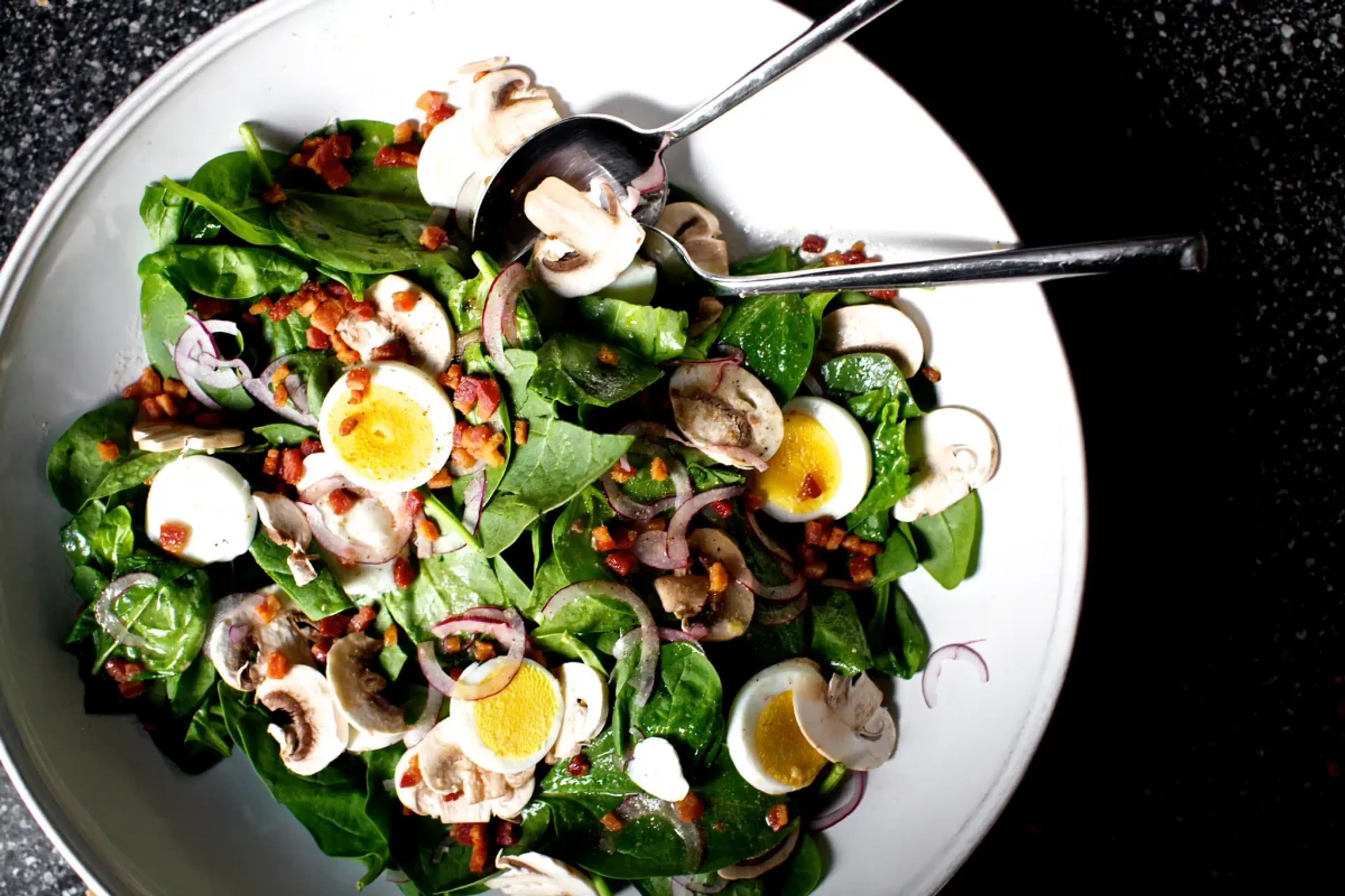 Jax Steakhouse Spinach Salad