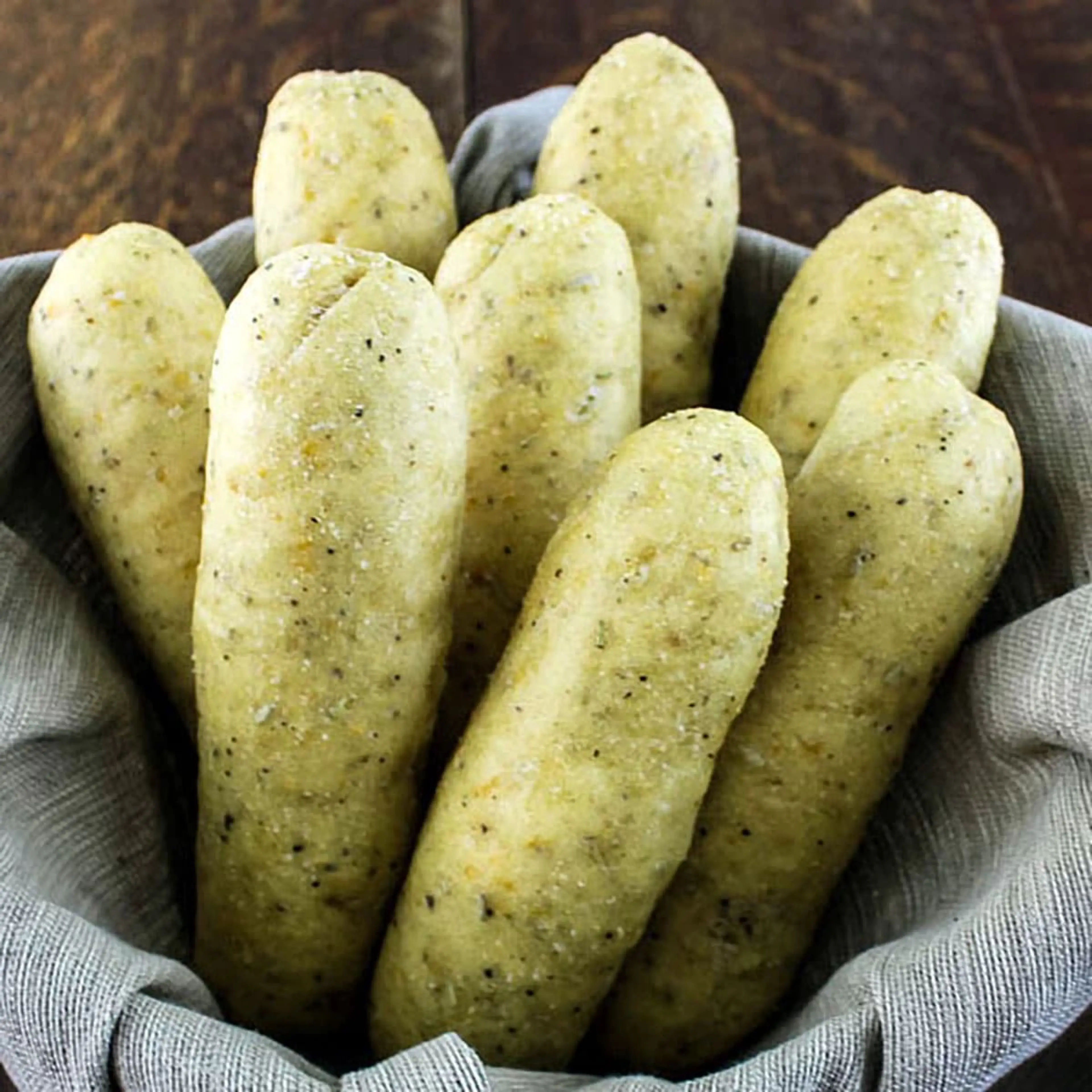 Soft Parmesan Rosemary Breadsticks