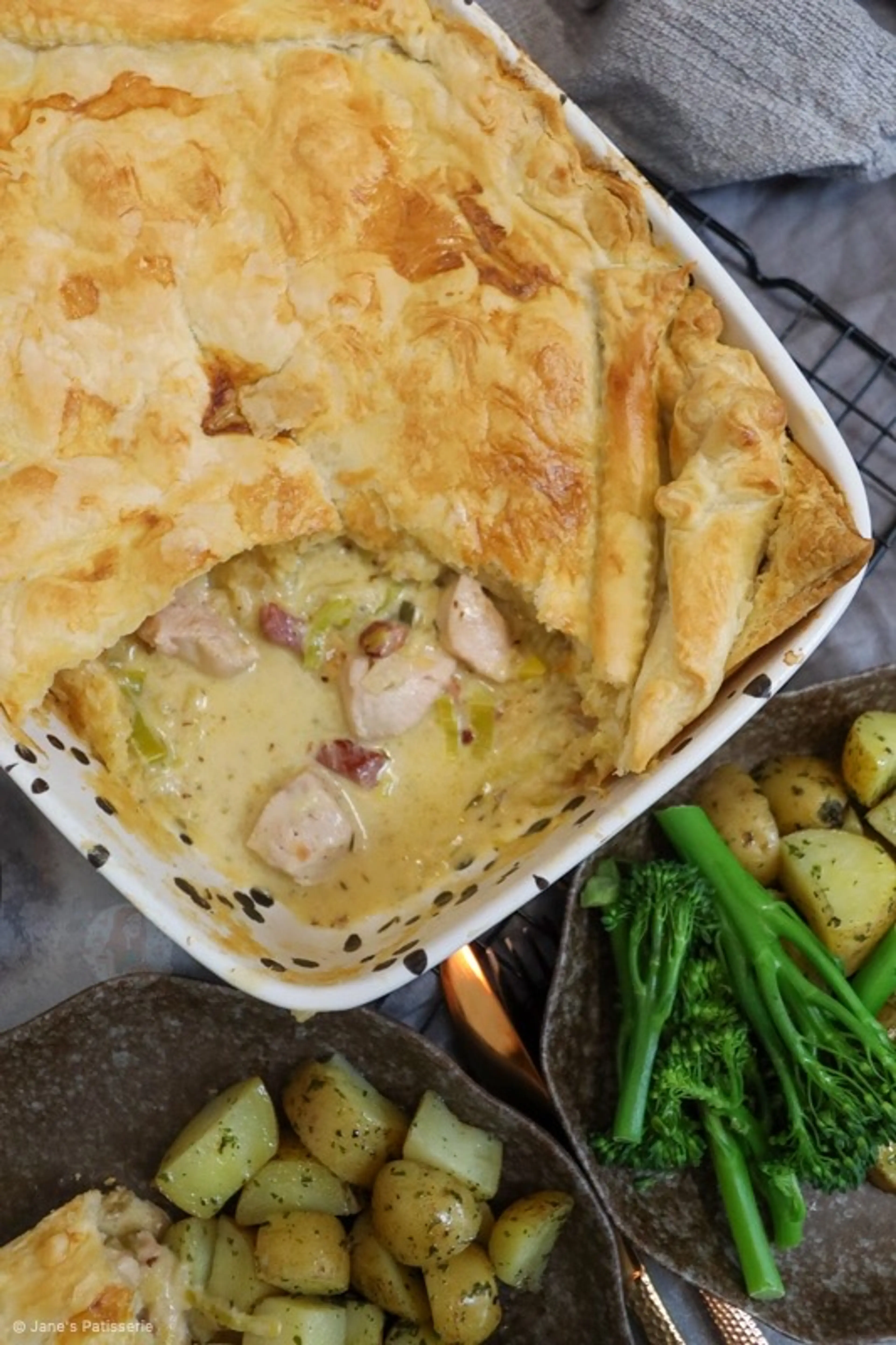 Chicken, Leek & Bacon Pie!