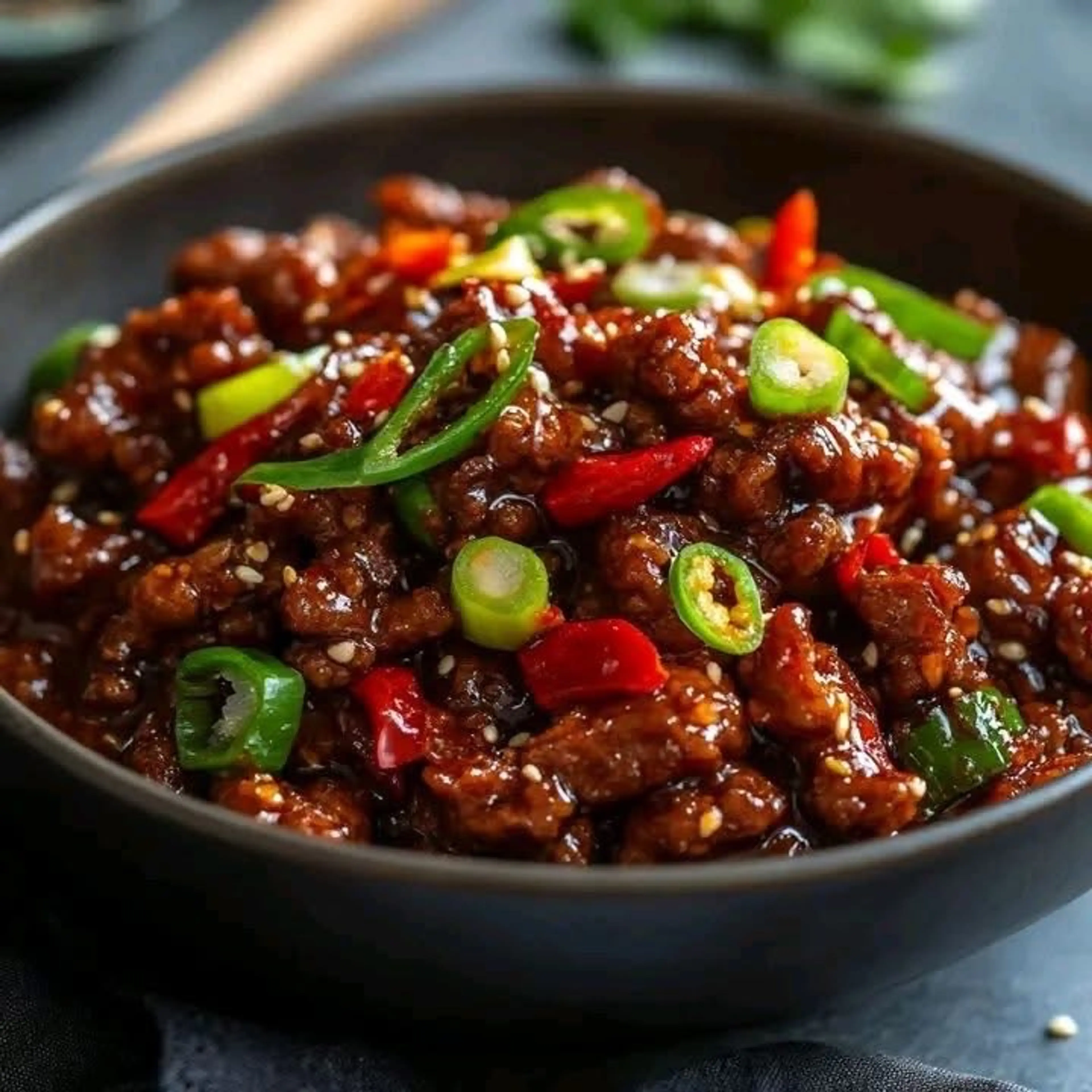 Spicy crunchy chilli beef W/ Garlic sauce