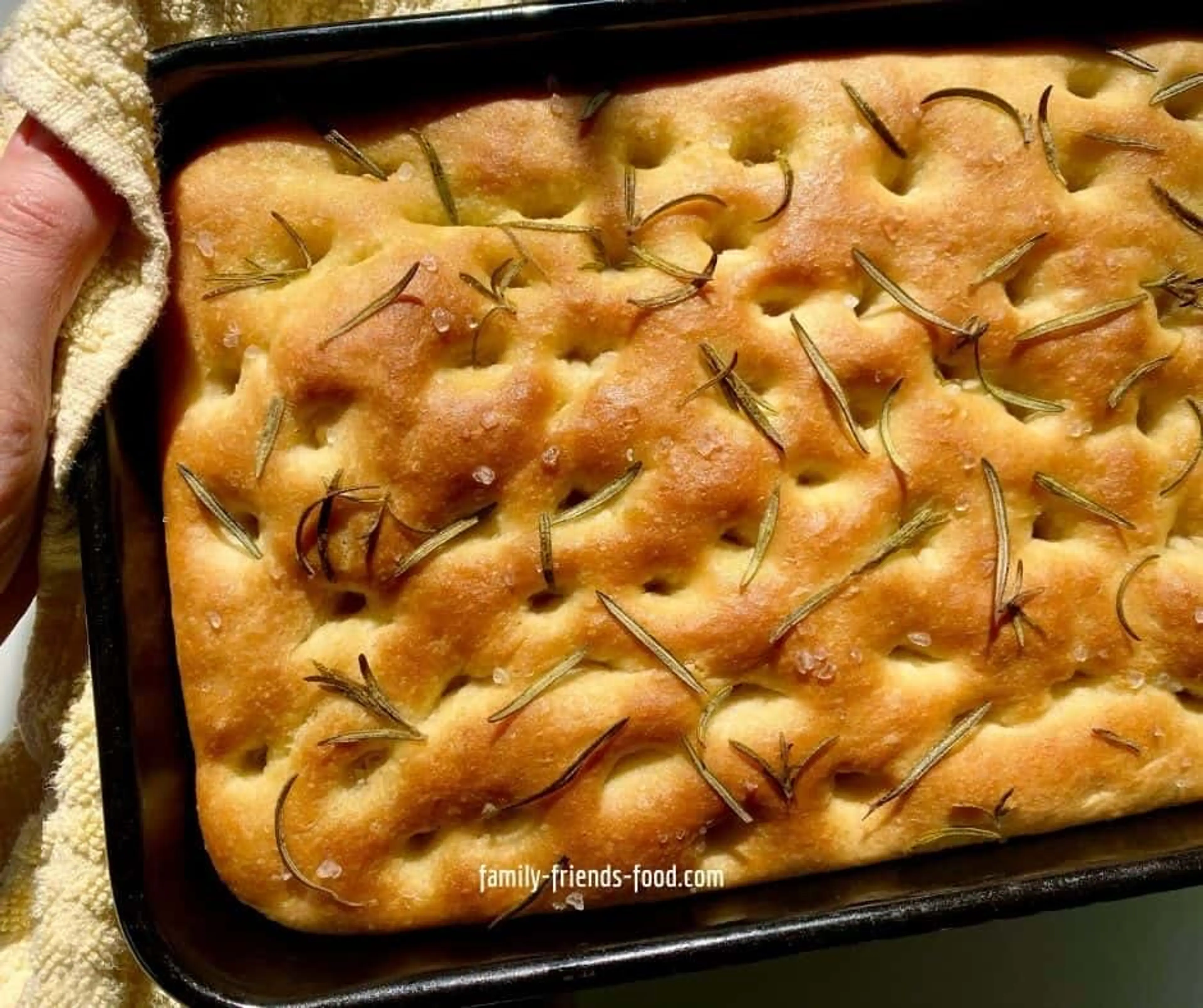 Quick focaccia in one hour