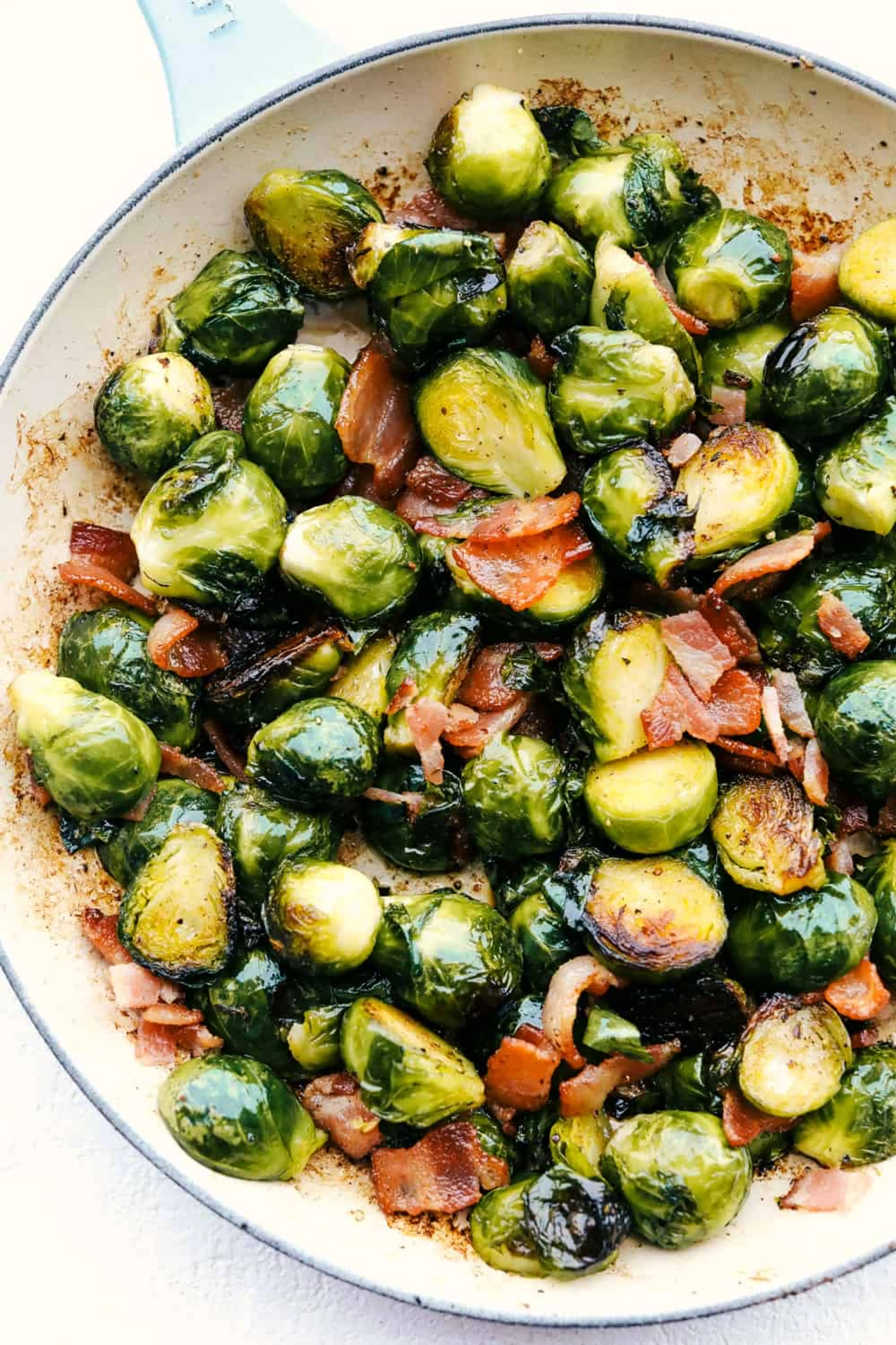 Perfect Sautéed Brussel Sprouts with Bacon