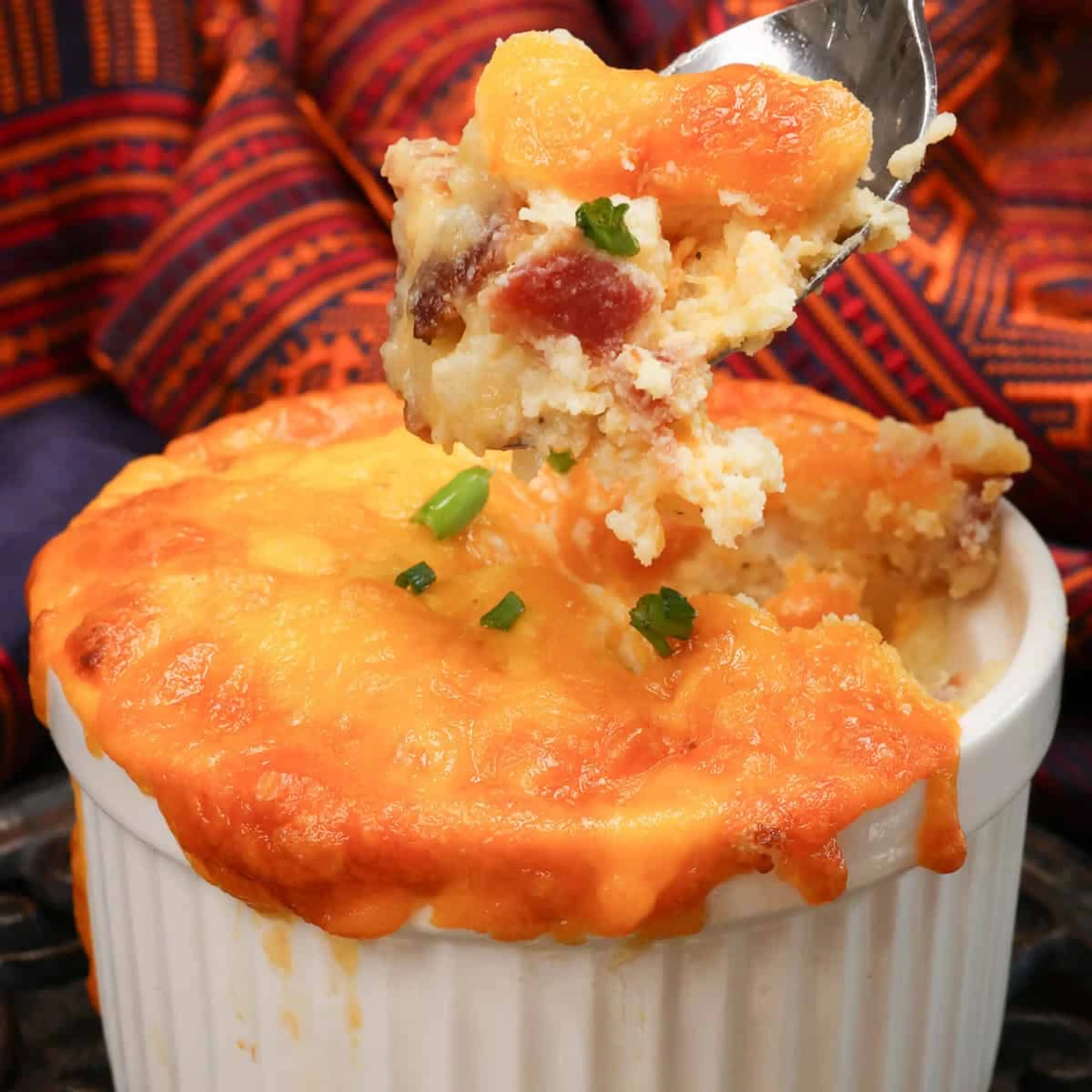 Twice Baked Potato Casserole For One