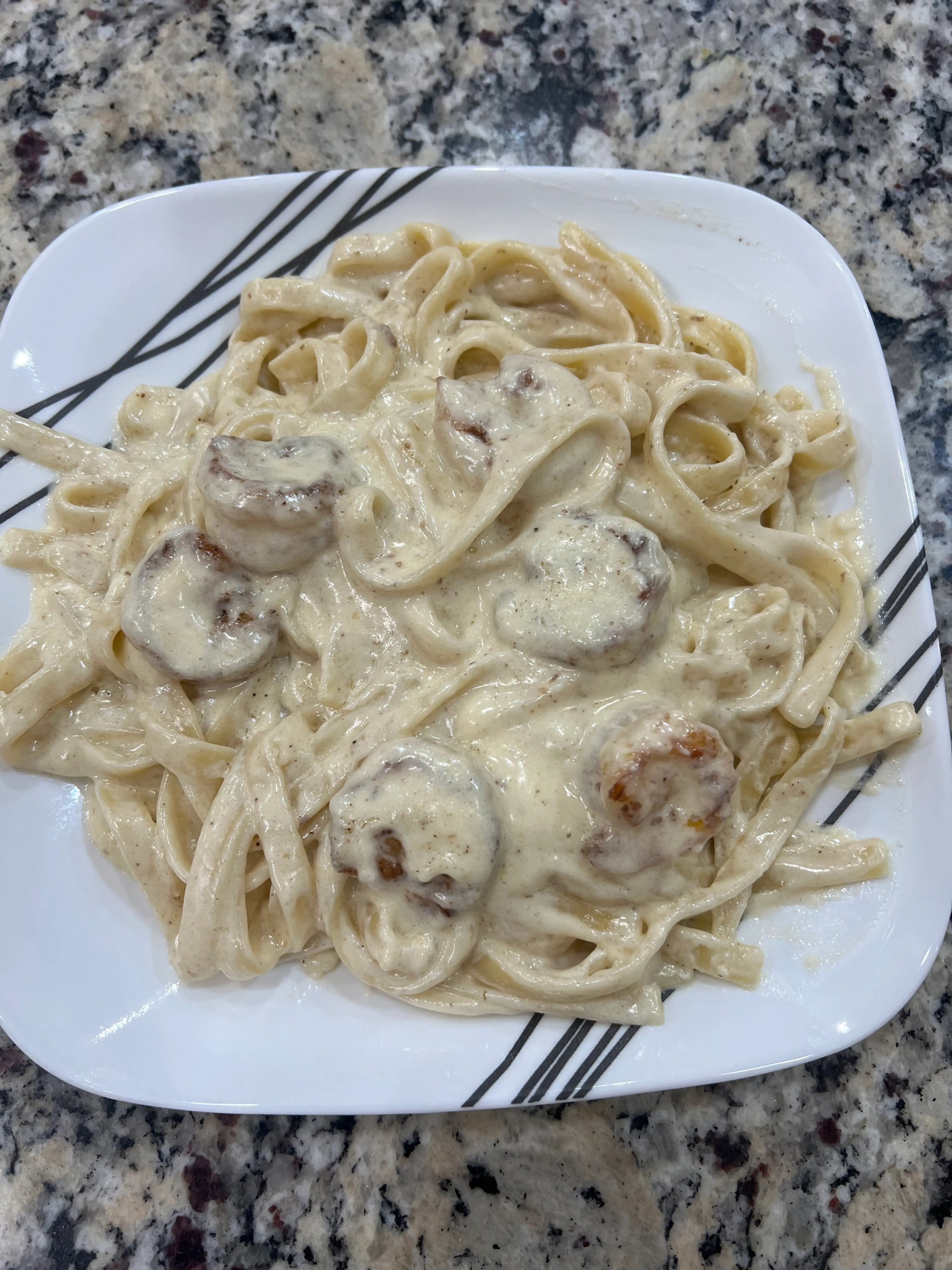 Shrimp Fettuccine Alfredo