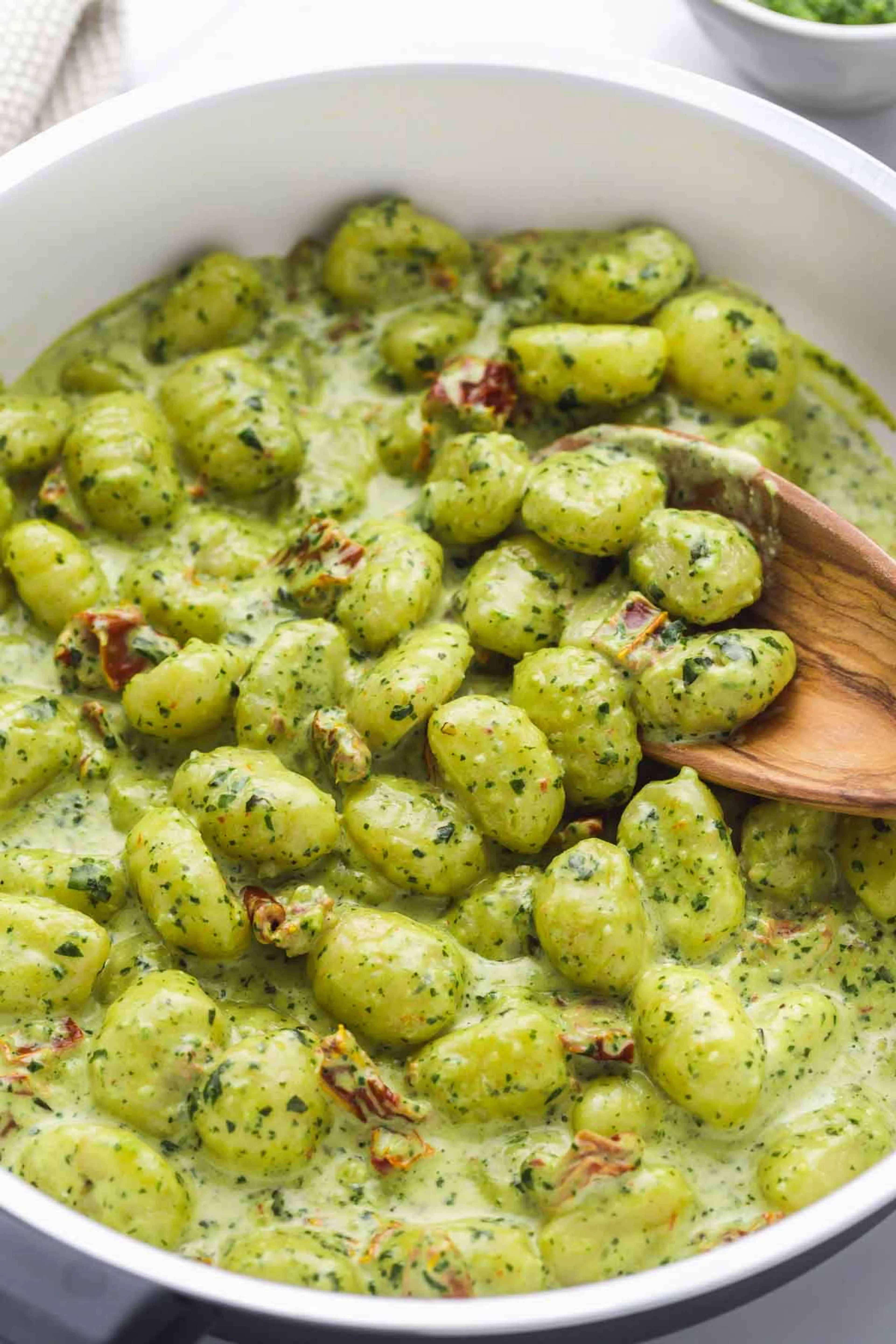 Creamy Pesto Gnocchi