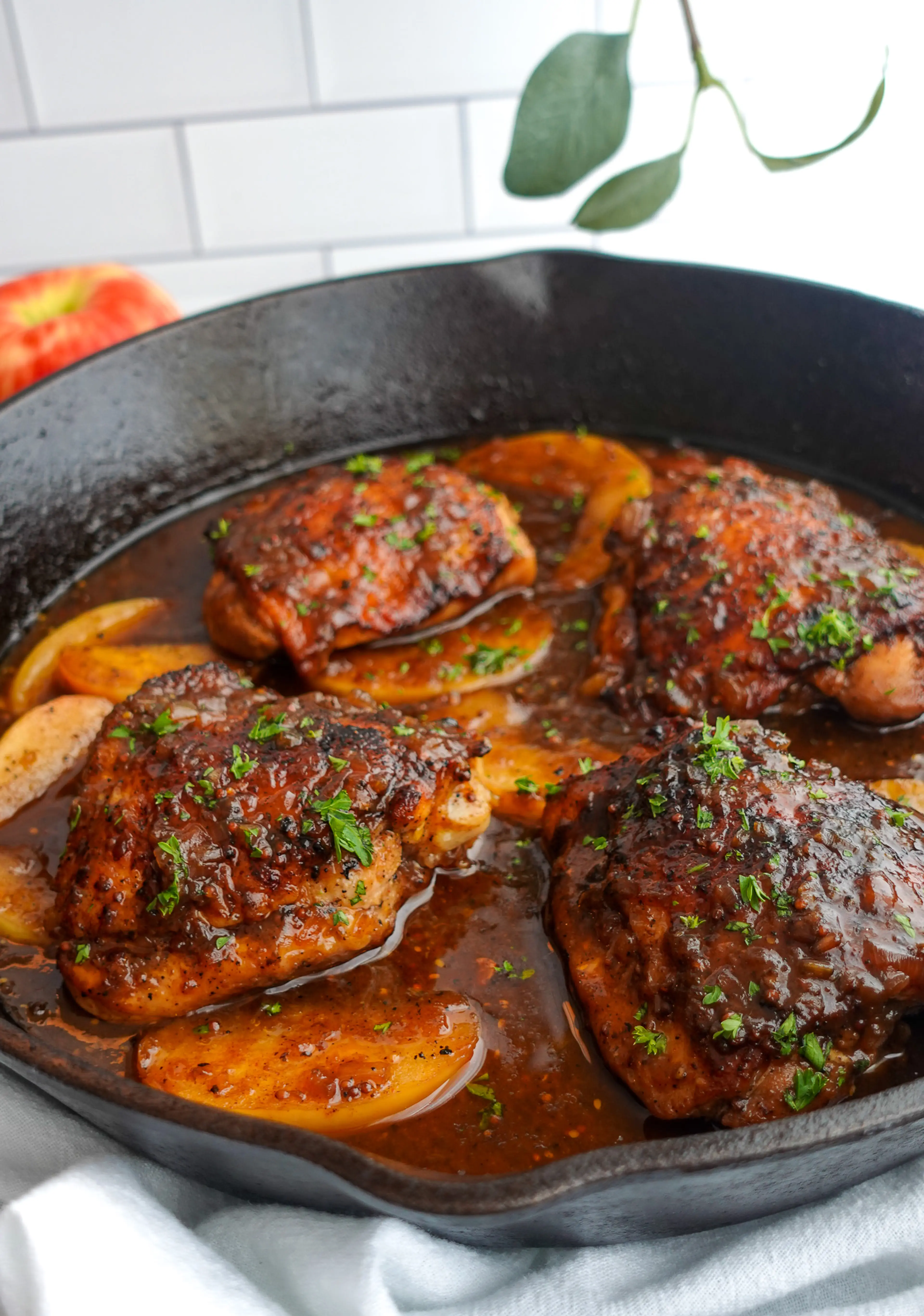 Apple Cider Glazed Chicken