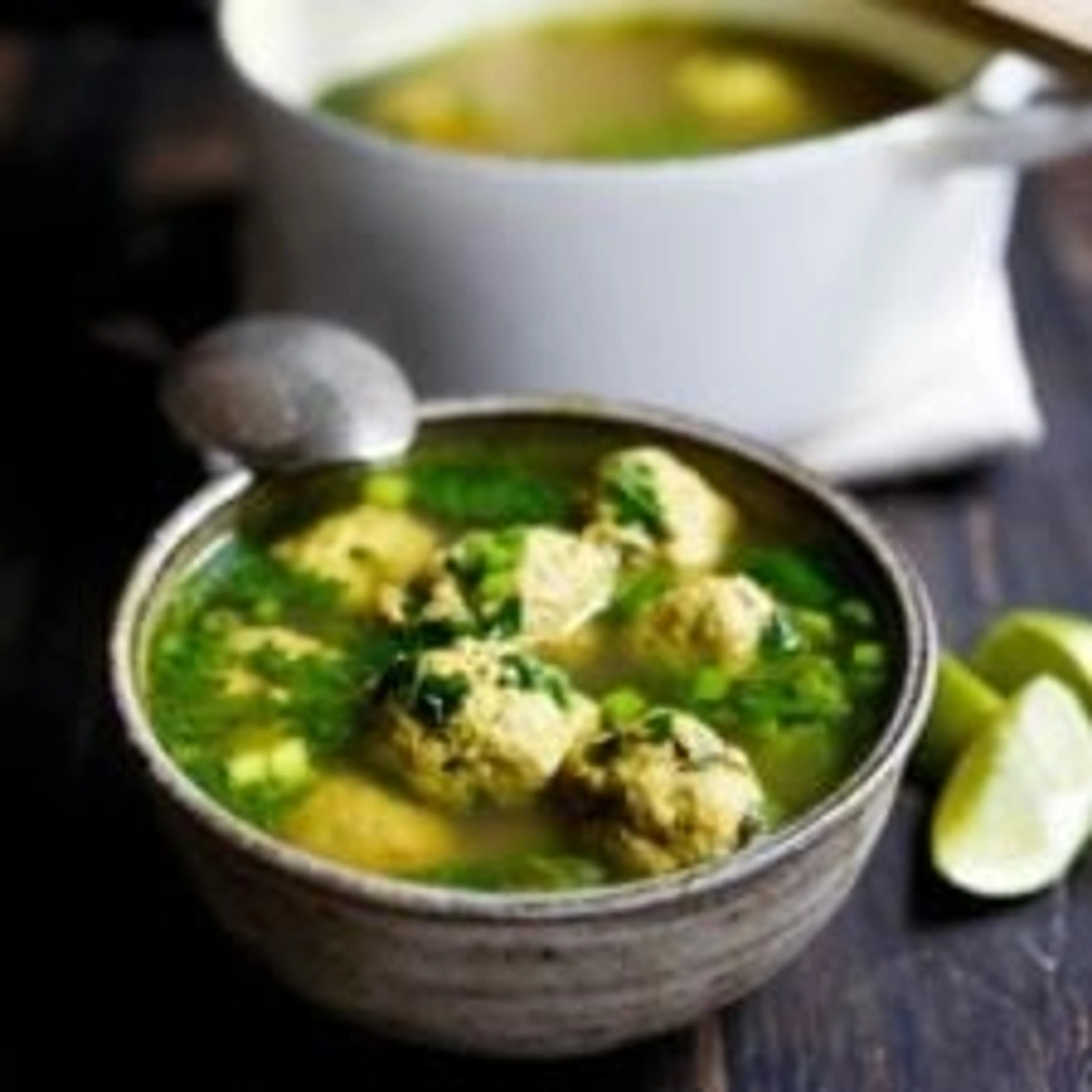 Arabic Meatball Soup