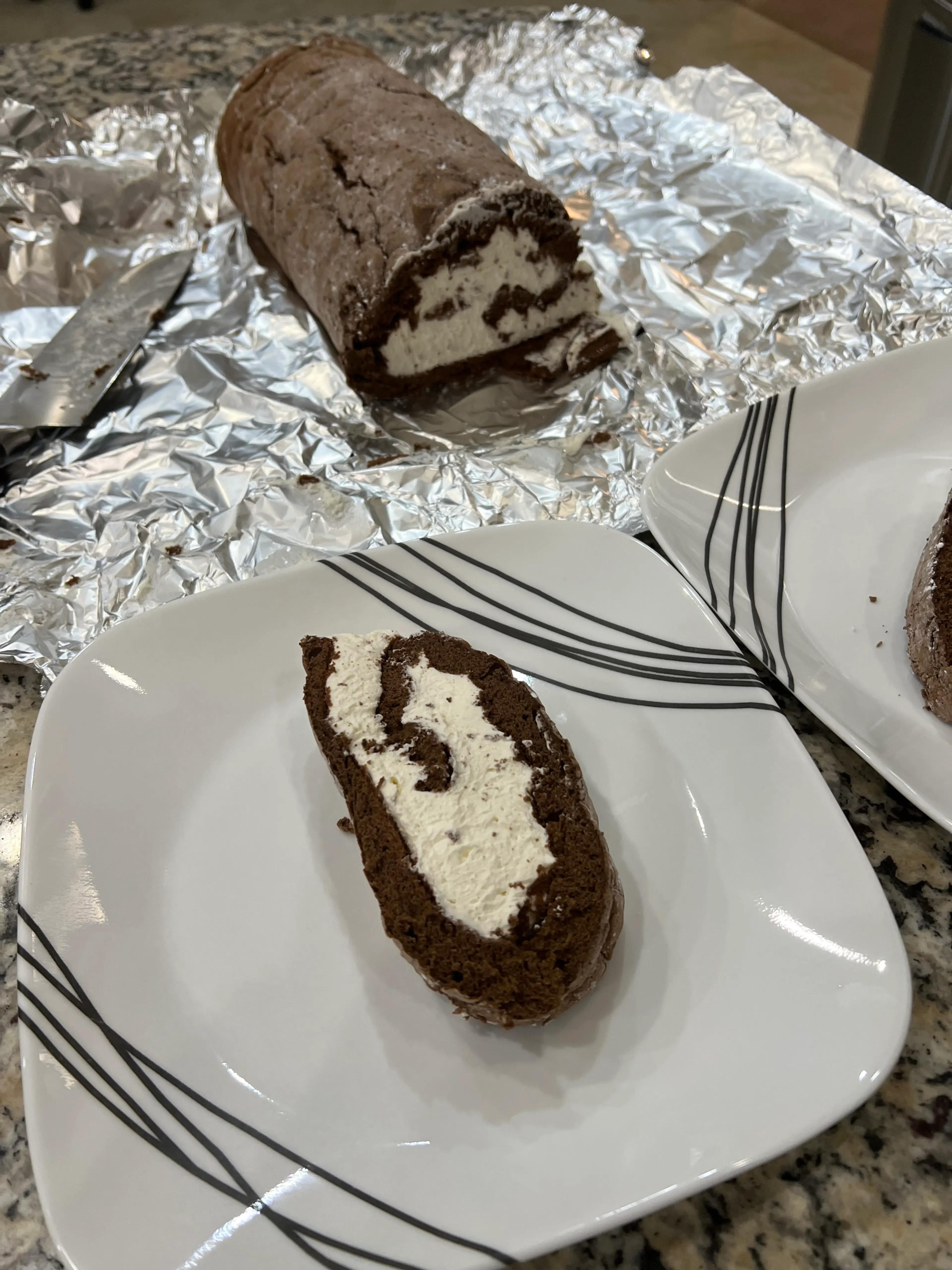 Chocolate Roll with Regal Chocolate Sauce