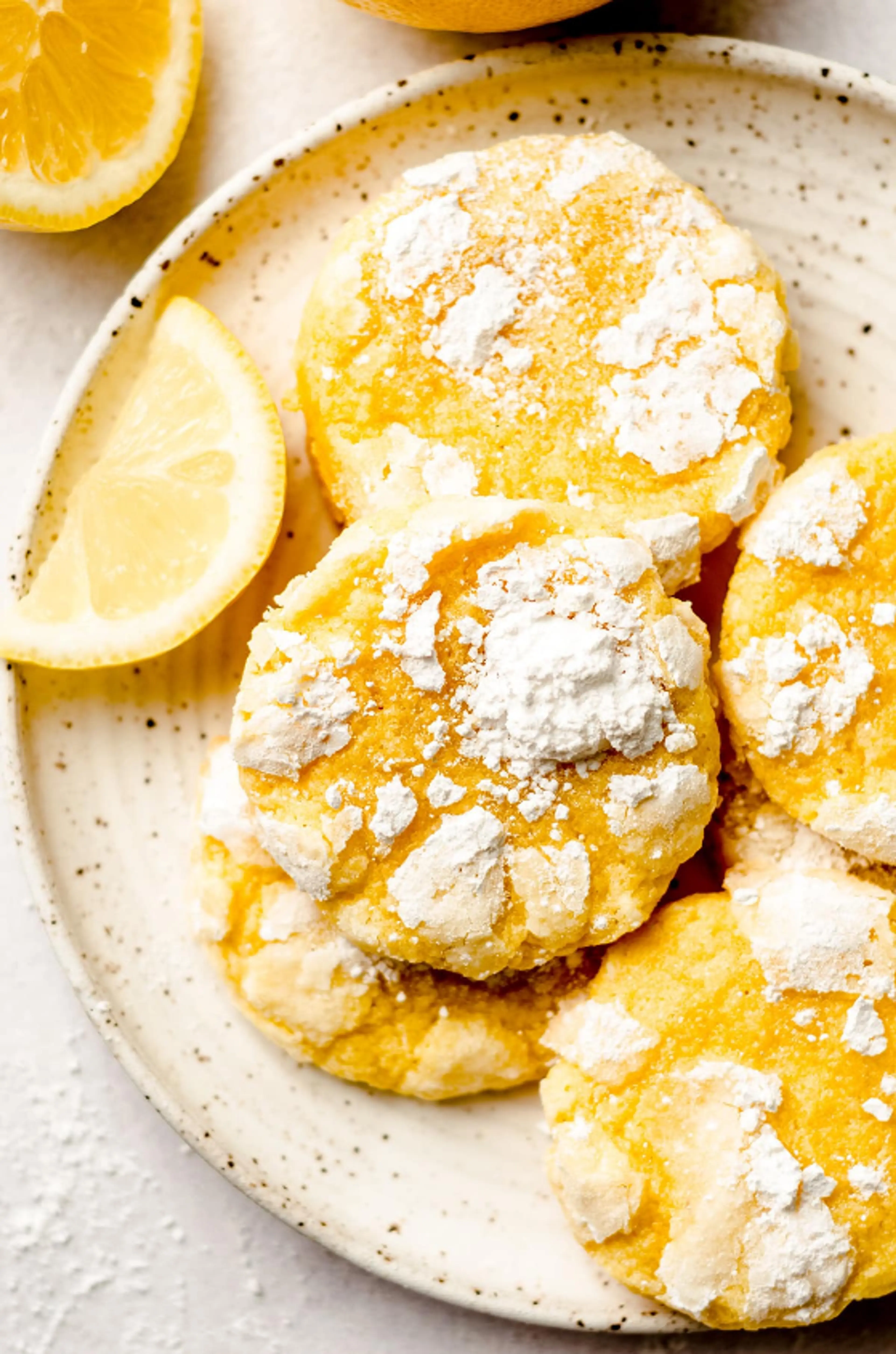 Lemon Crinkle Cookies Recipe