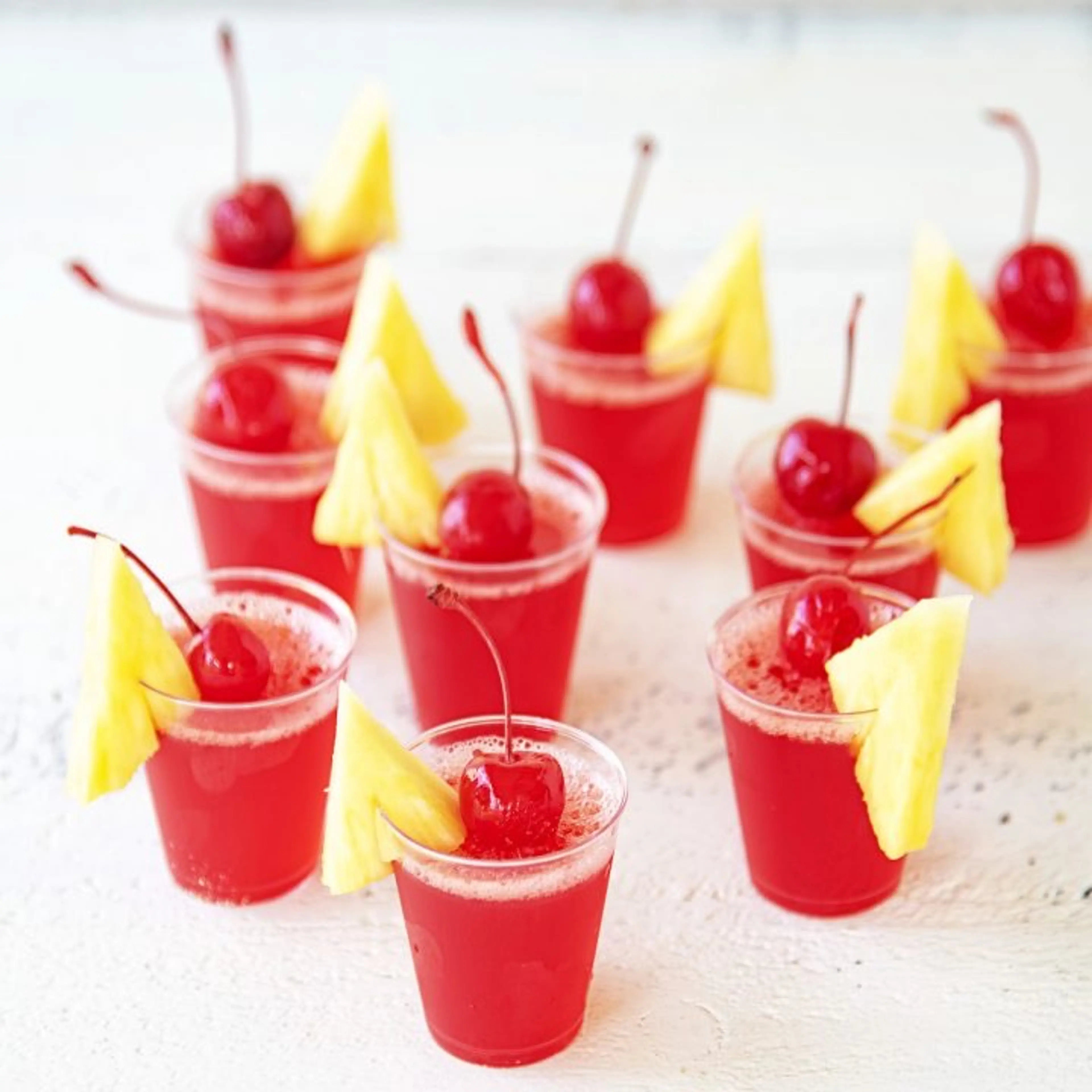 Fruit Punch Moonshine Jelly Shots