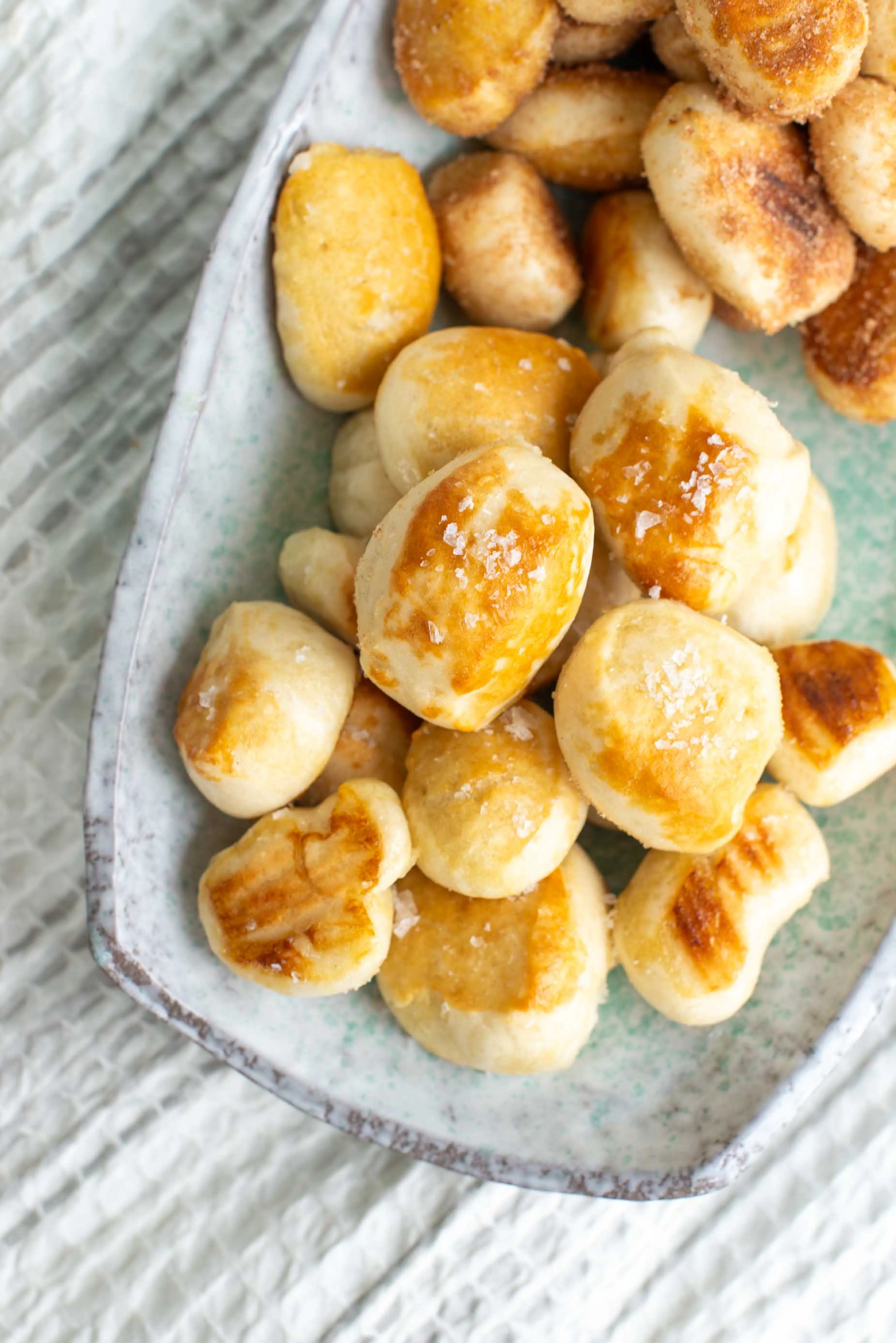 Pretzel Bites with Sourdough Discard