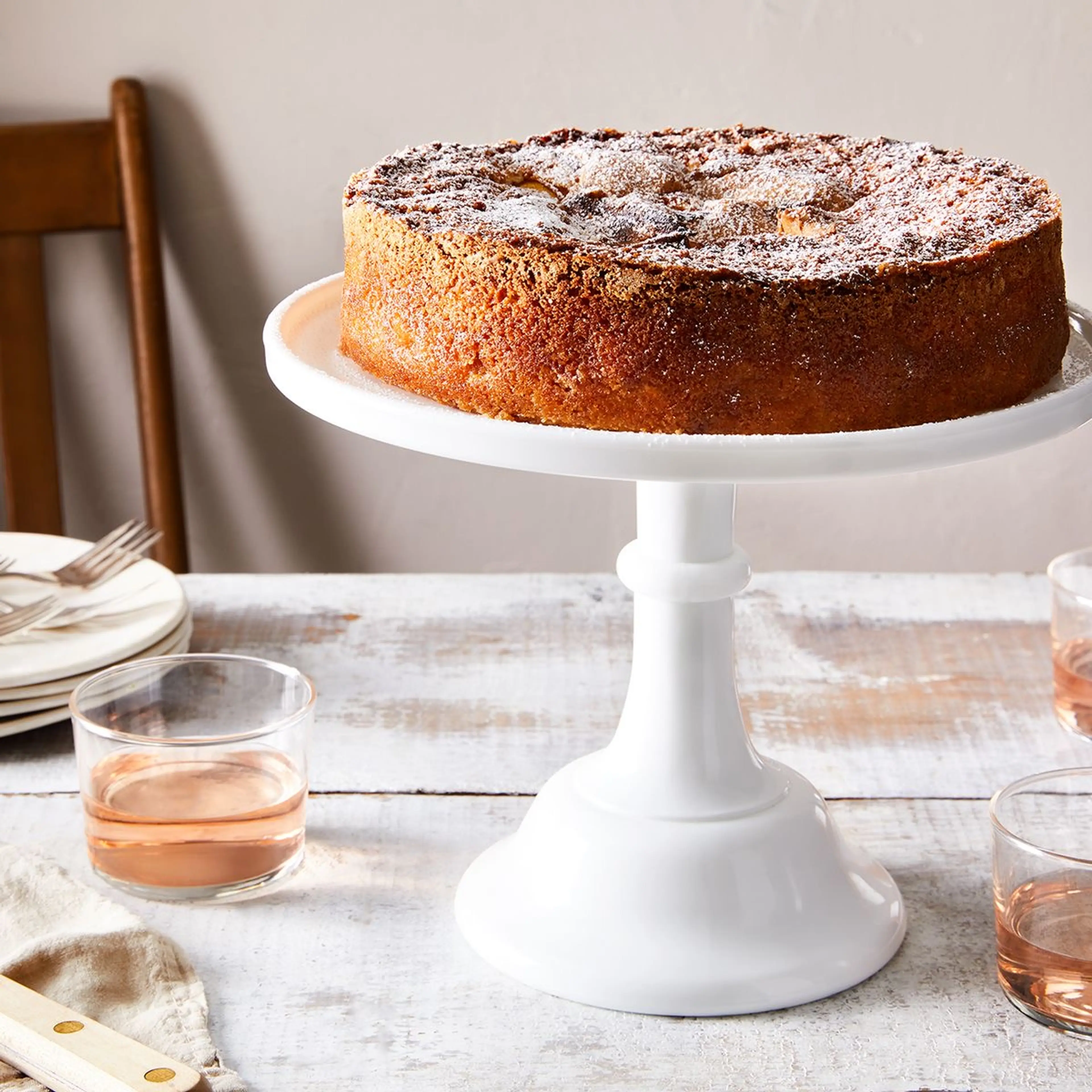 Simple Summer Peach Cake