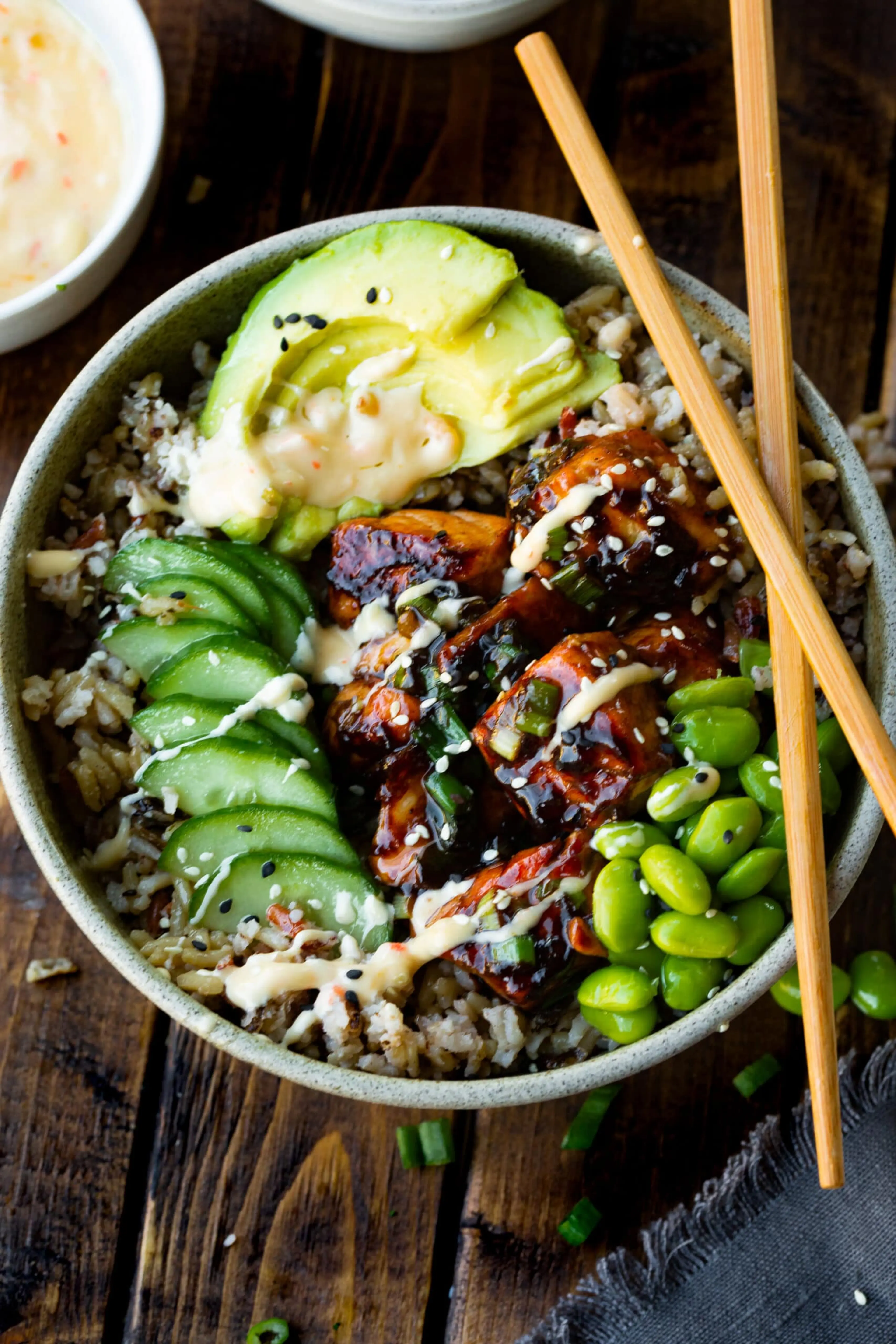 Teriyaki Salmon Rice Bowls