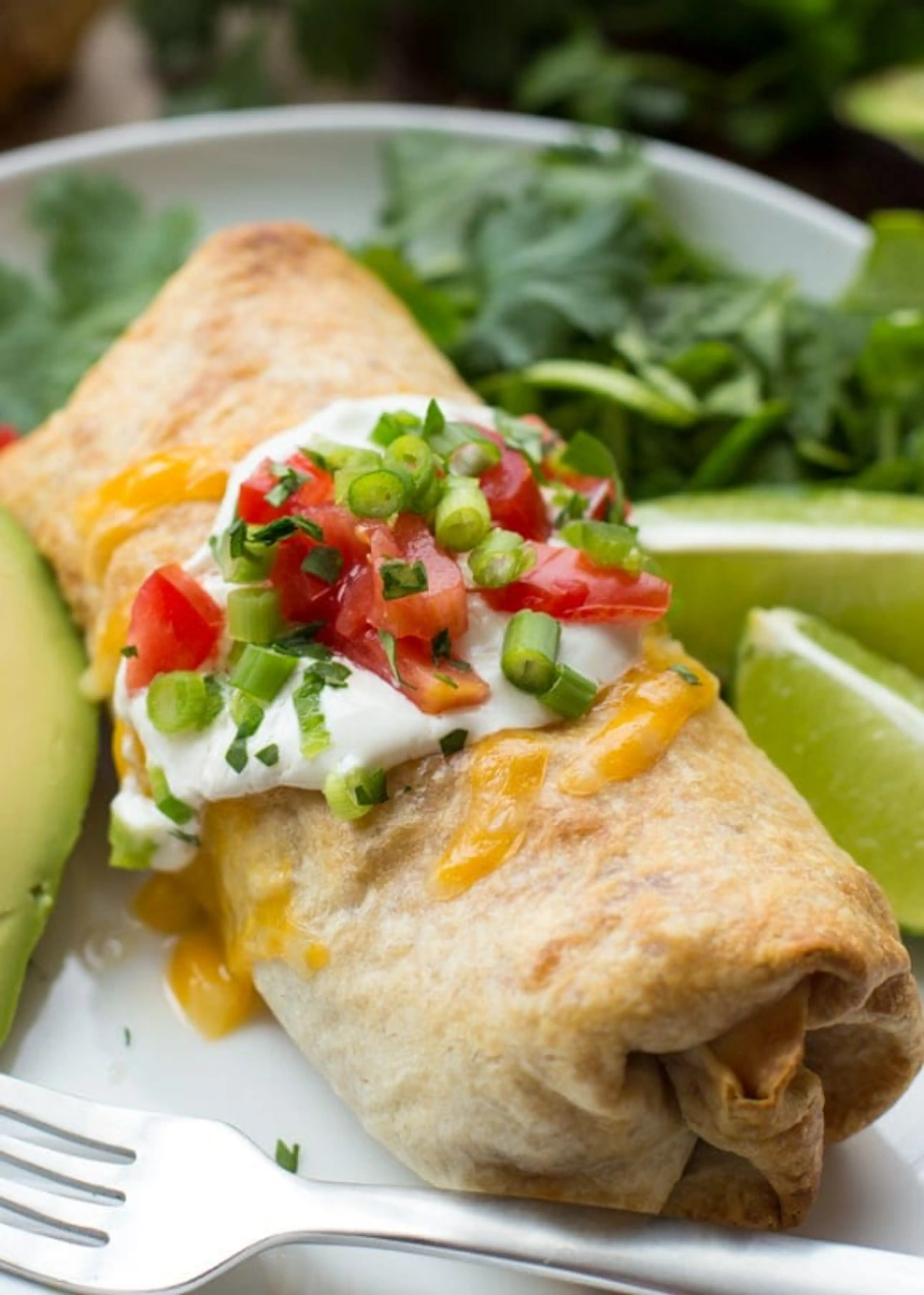 Baked Chicken Chimichanga Recipe