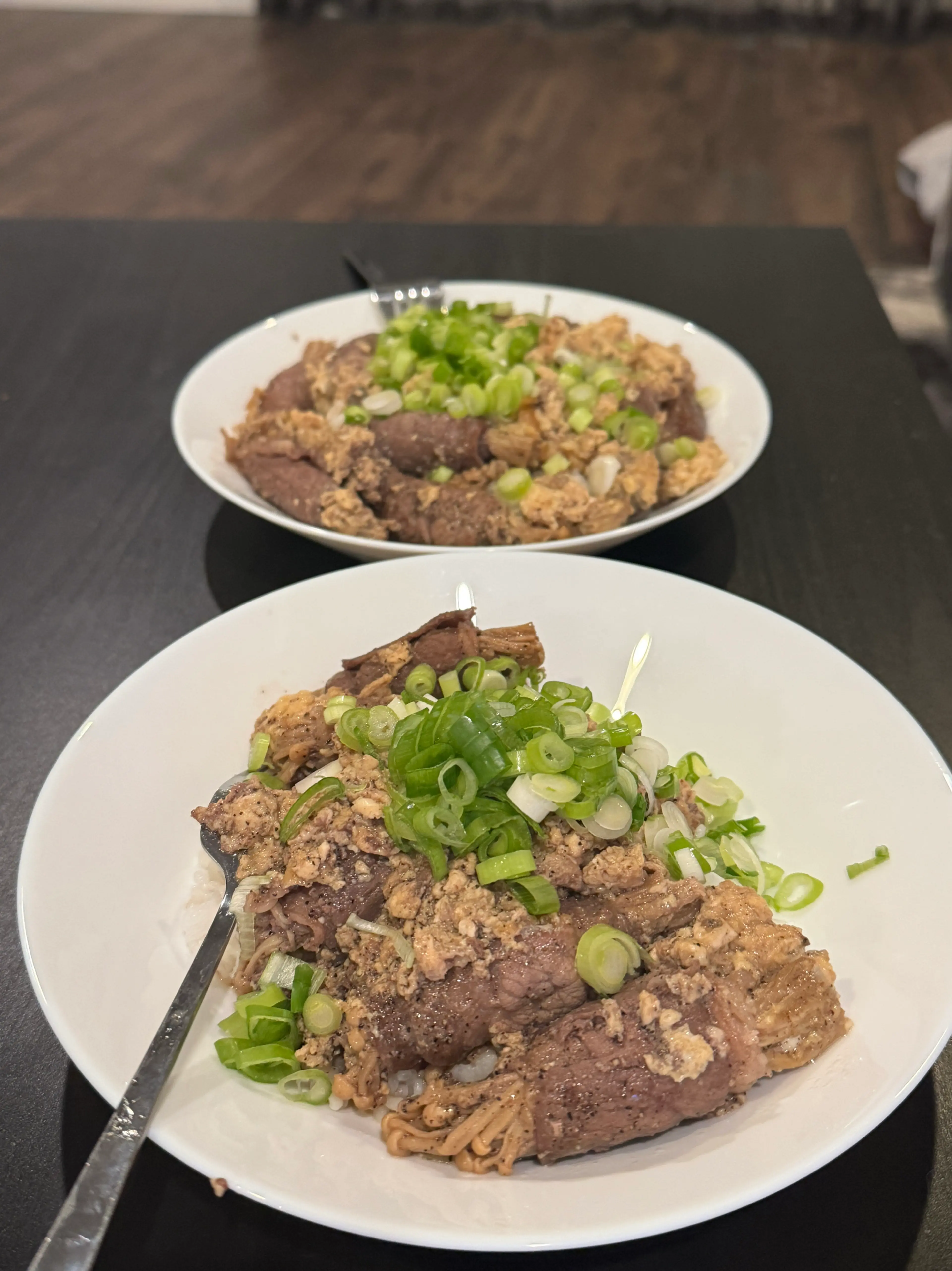 Enoki Beef Rolls With Egg