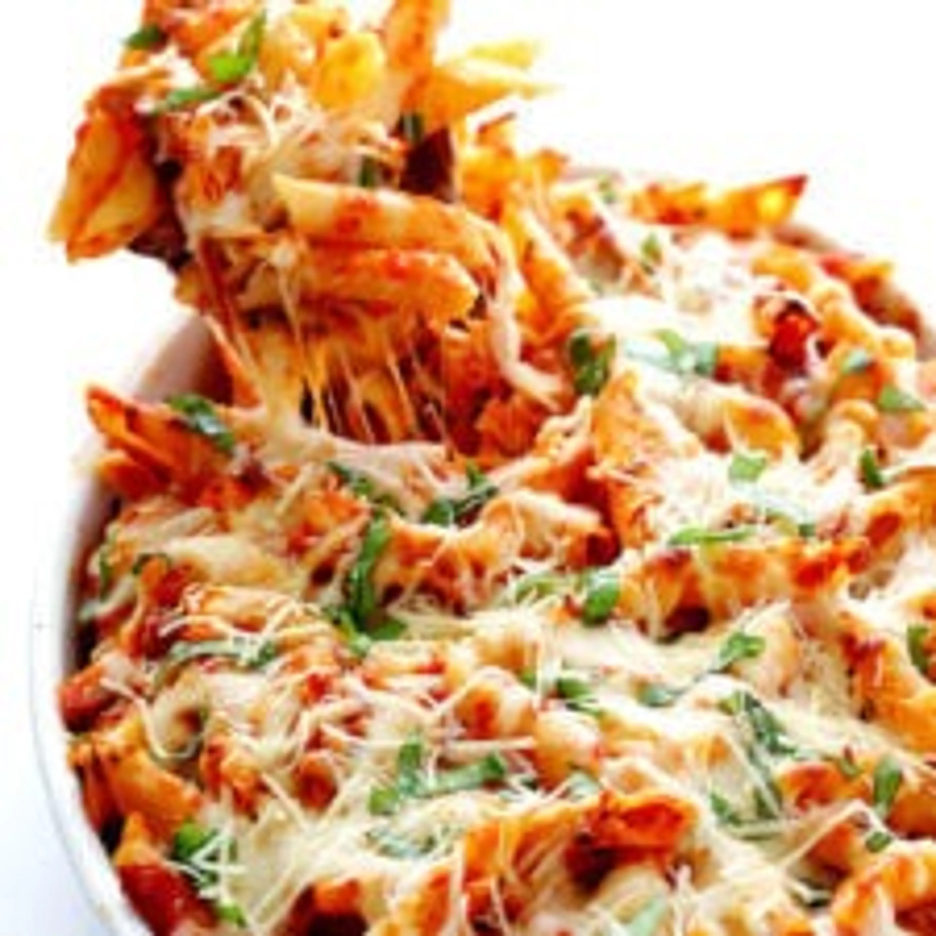 Chicken Parmesan Baked Ziti