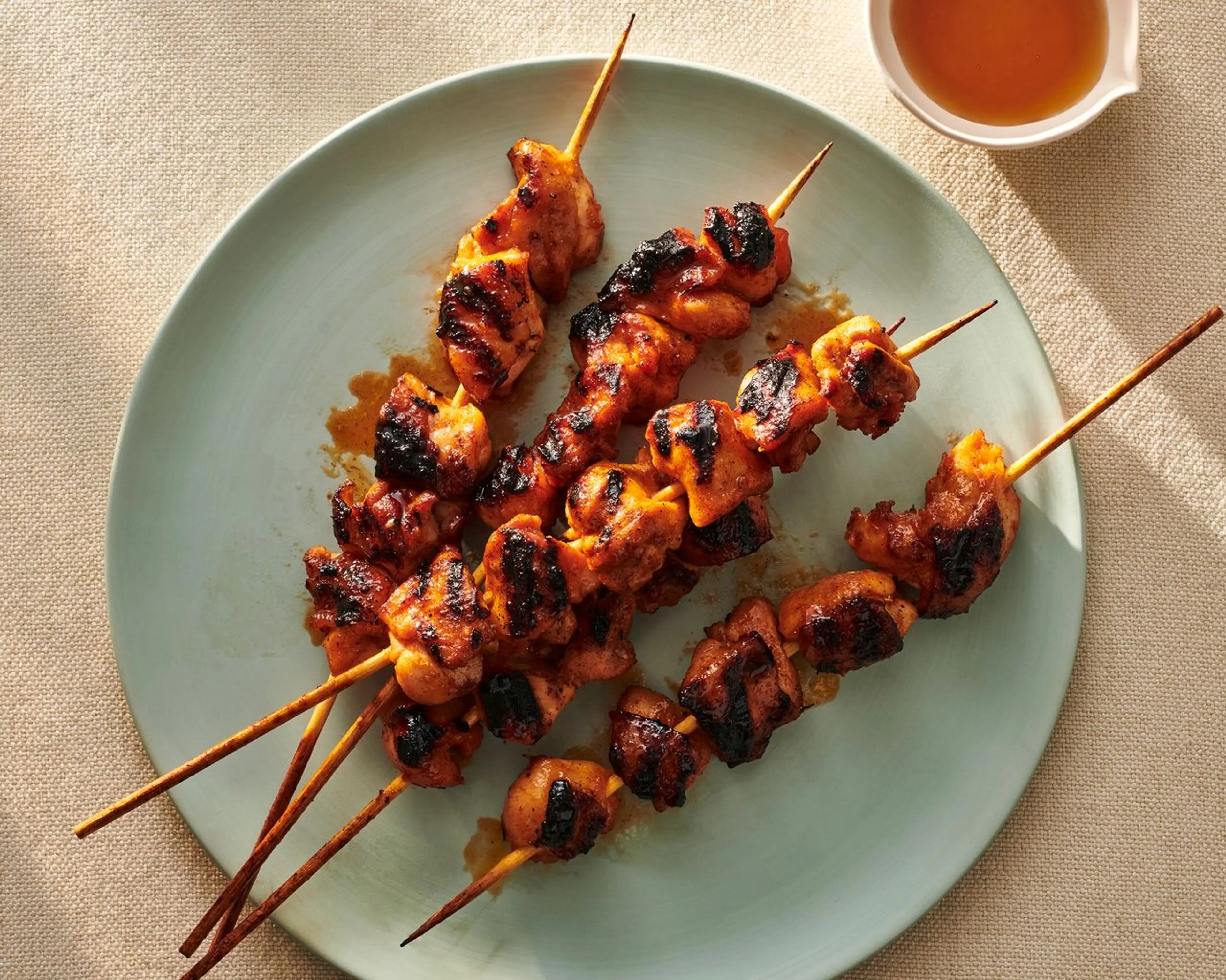 Gochujang Chicken Thigh Skewers