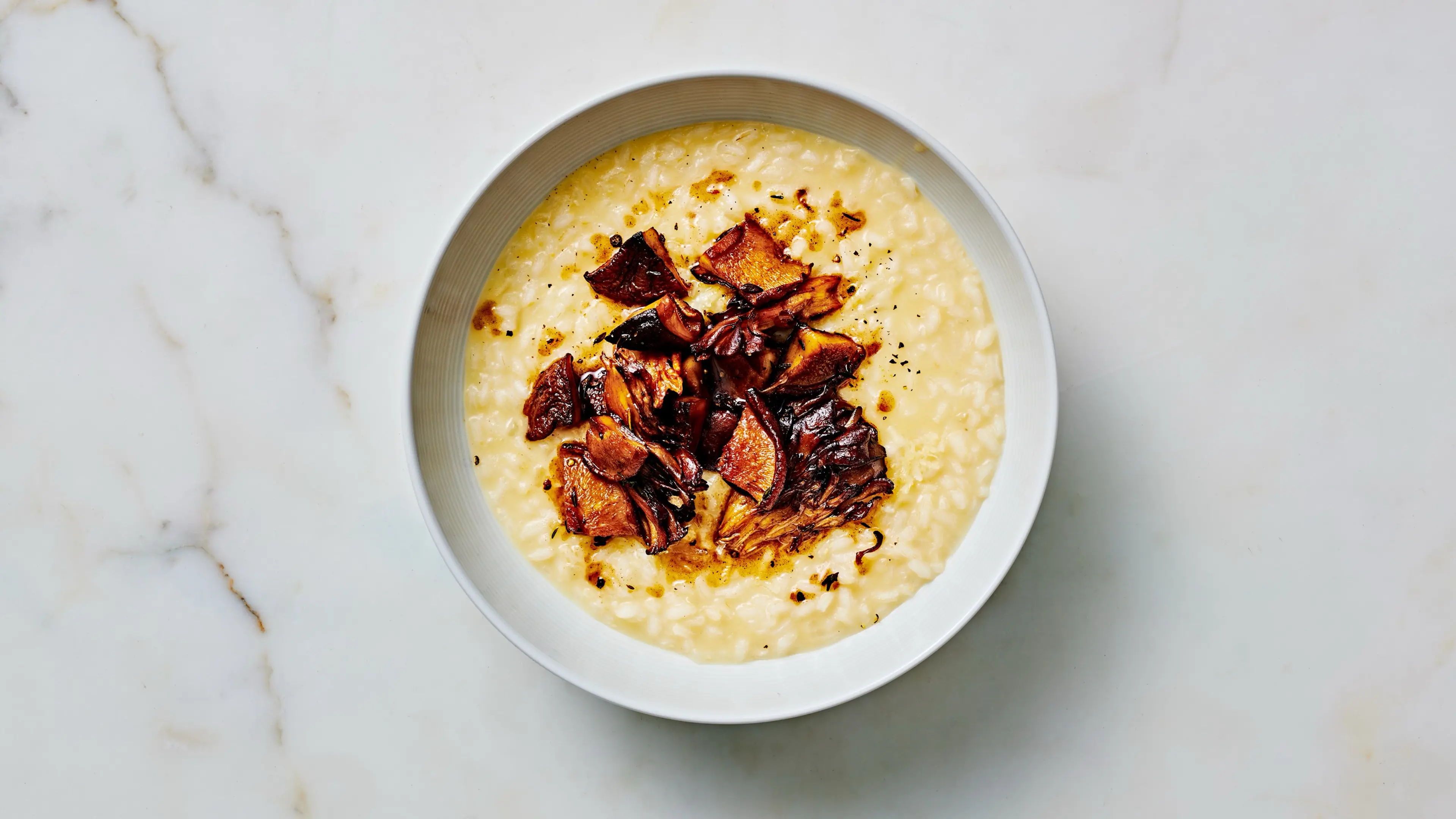 Risotto With Mushrooms and Thyme