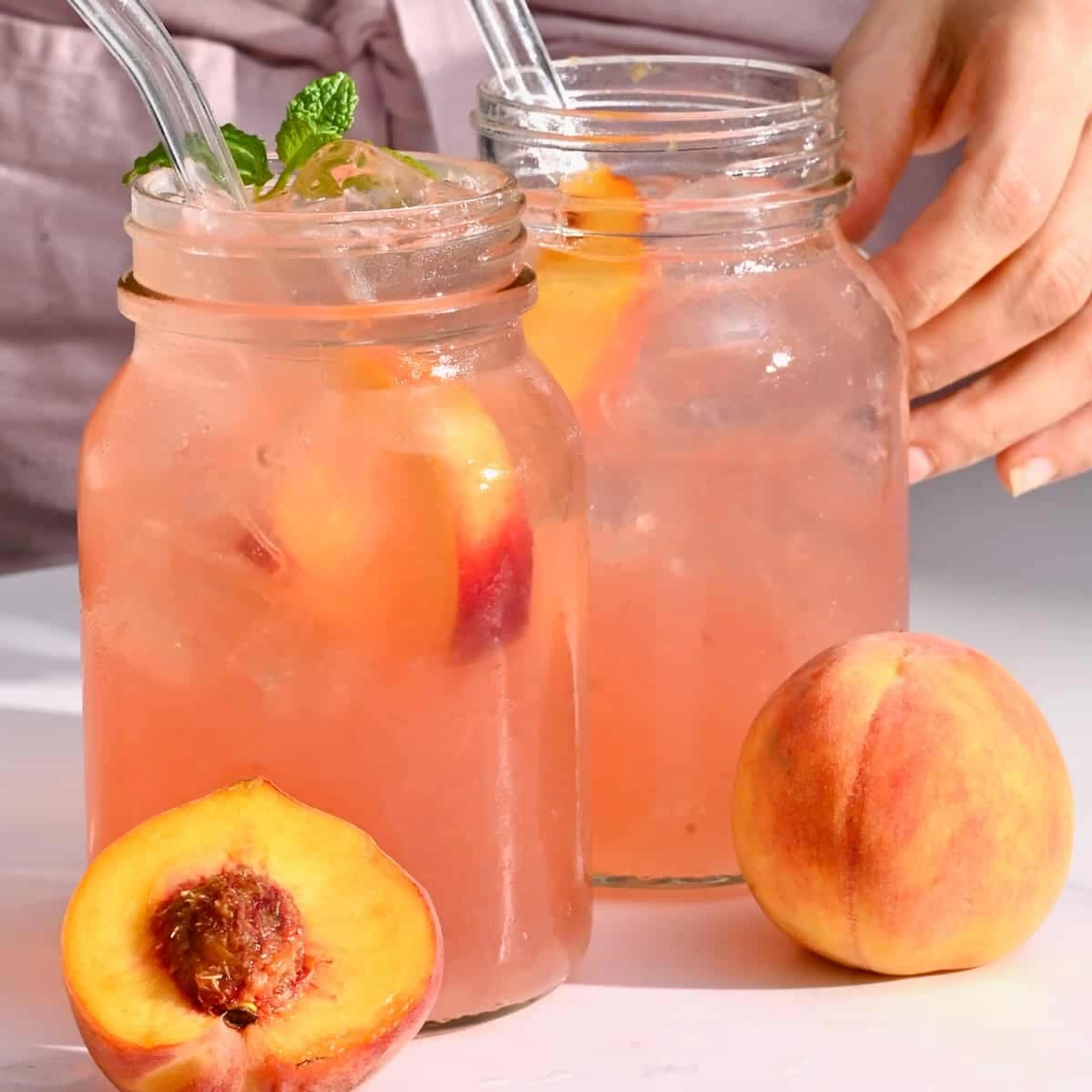 How To Make Peach Lemonade