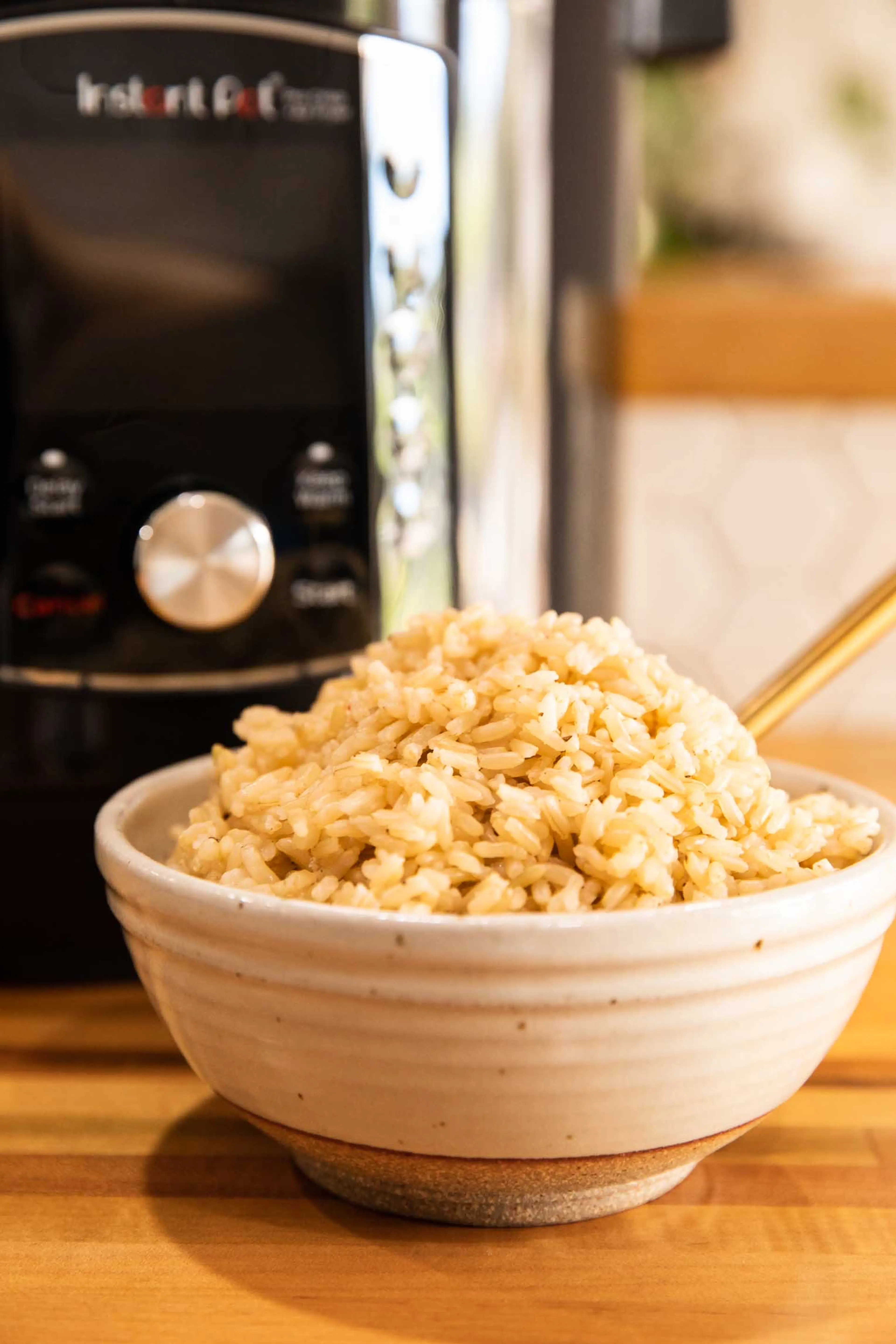 Long Grain Brown Rice (Instant Pot Recipe)