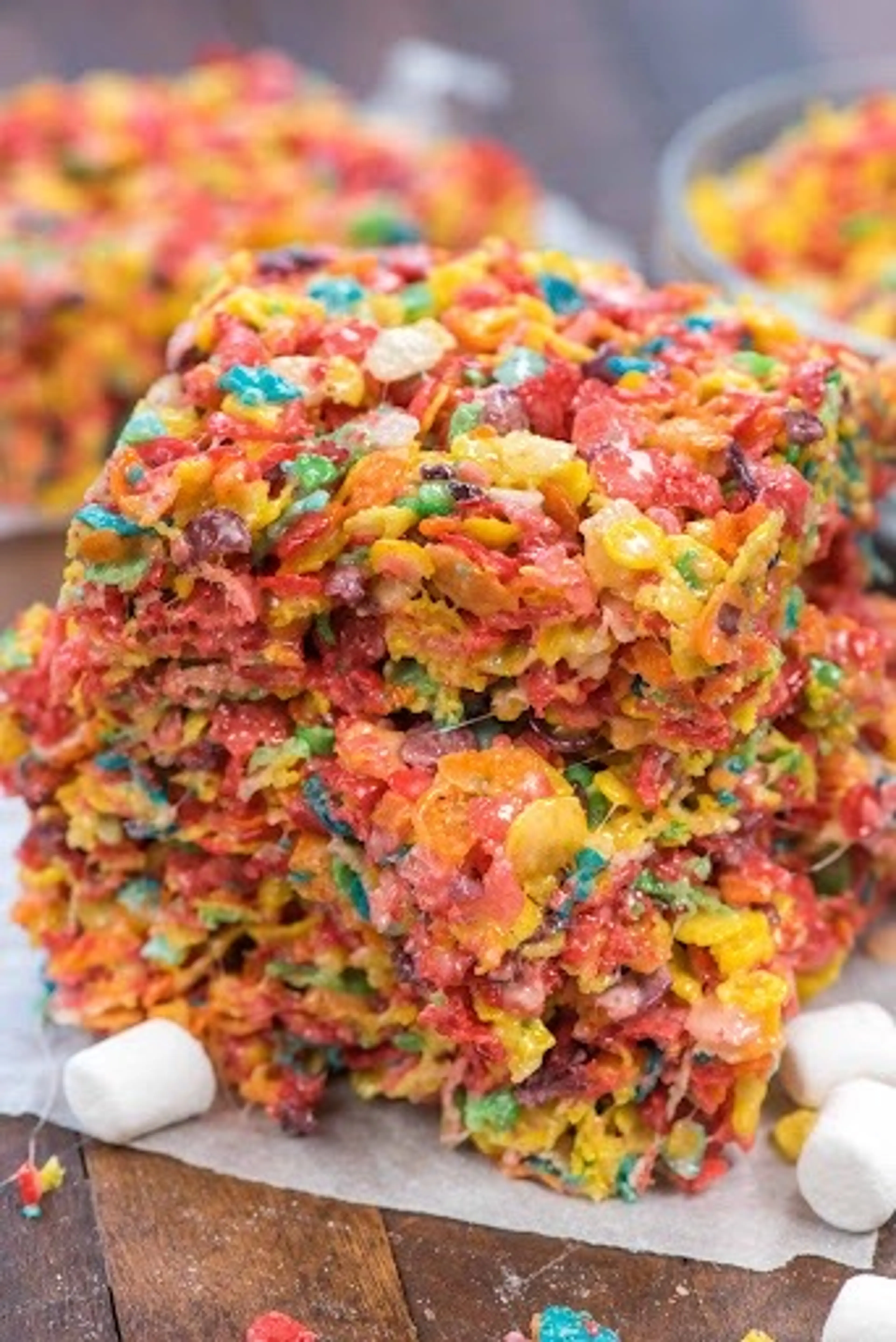 Fruity Pebble Rice Crispy Treats