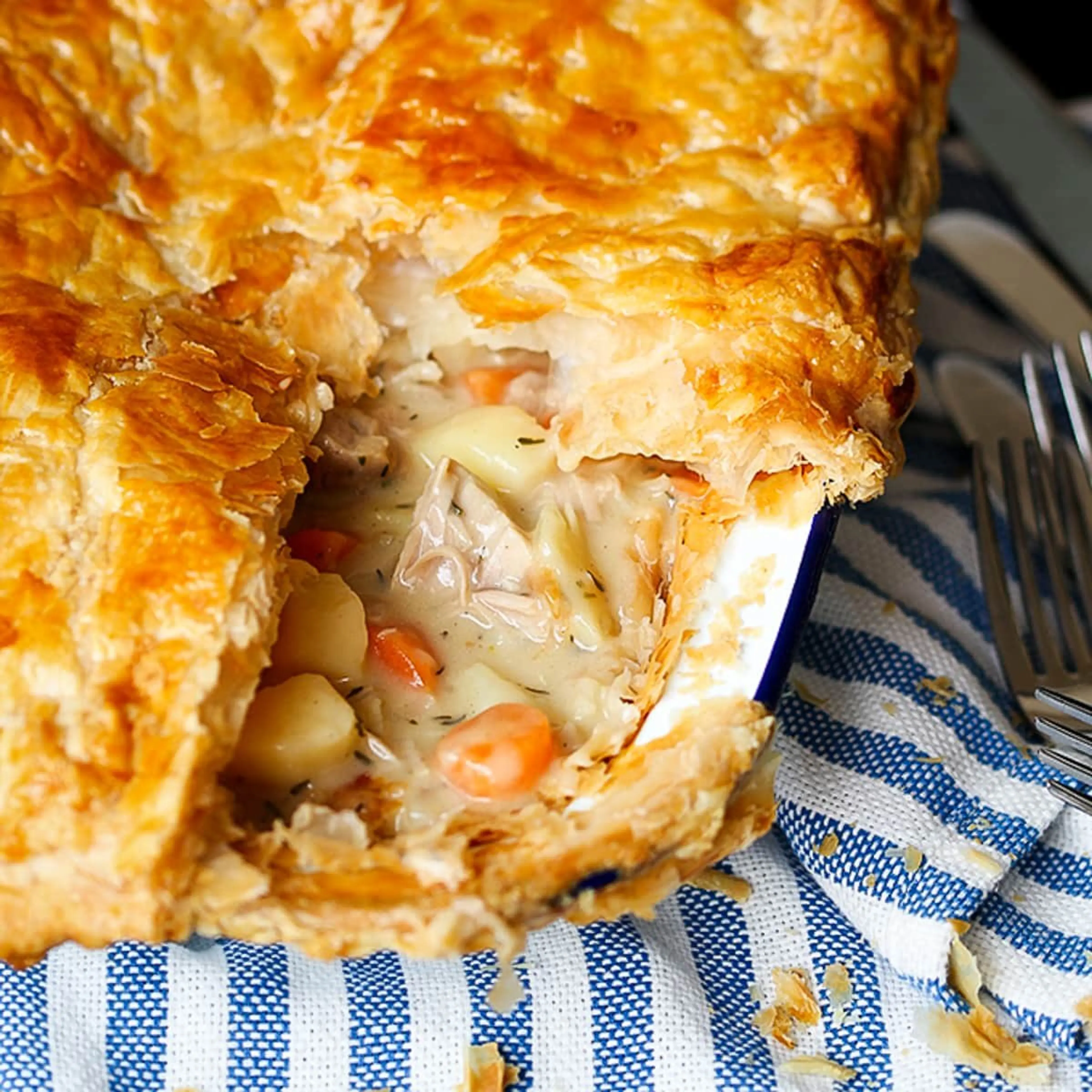 Creamy Chicken Pie Recipe