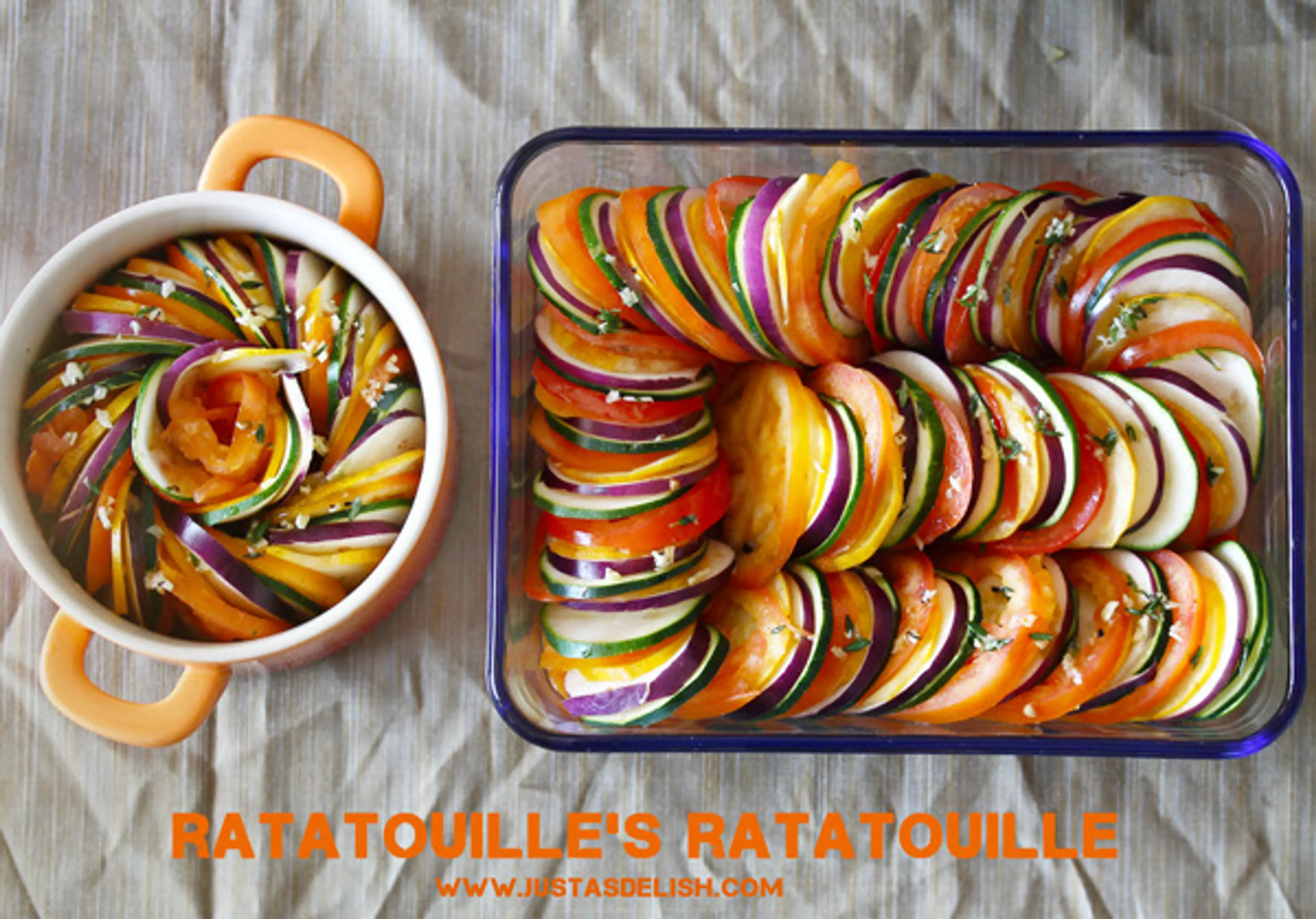Ratatouille's Ratatouile (Thomas Keller's Confit Byaldi)