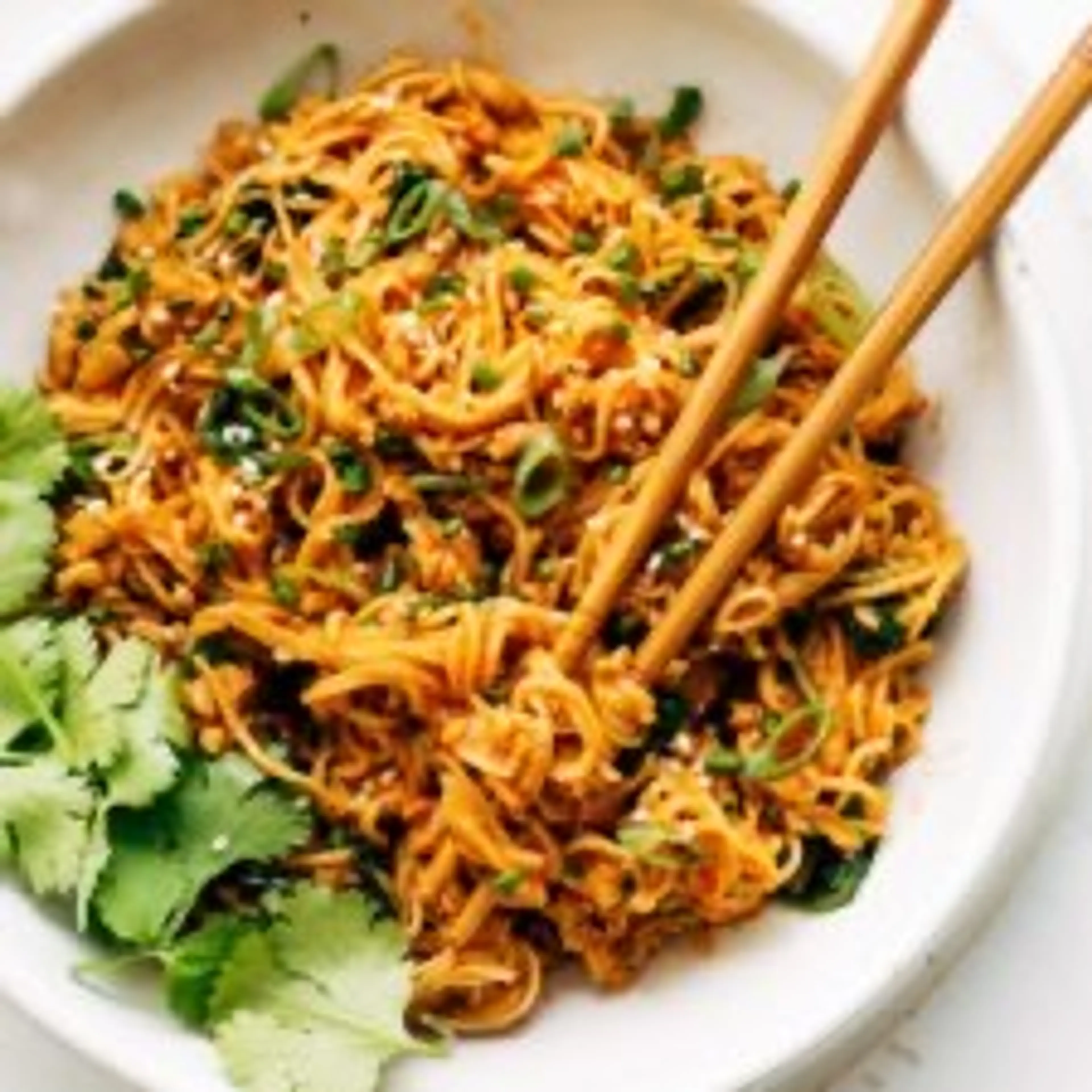 Saucy Gochujang Noodles with Chicken