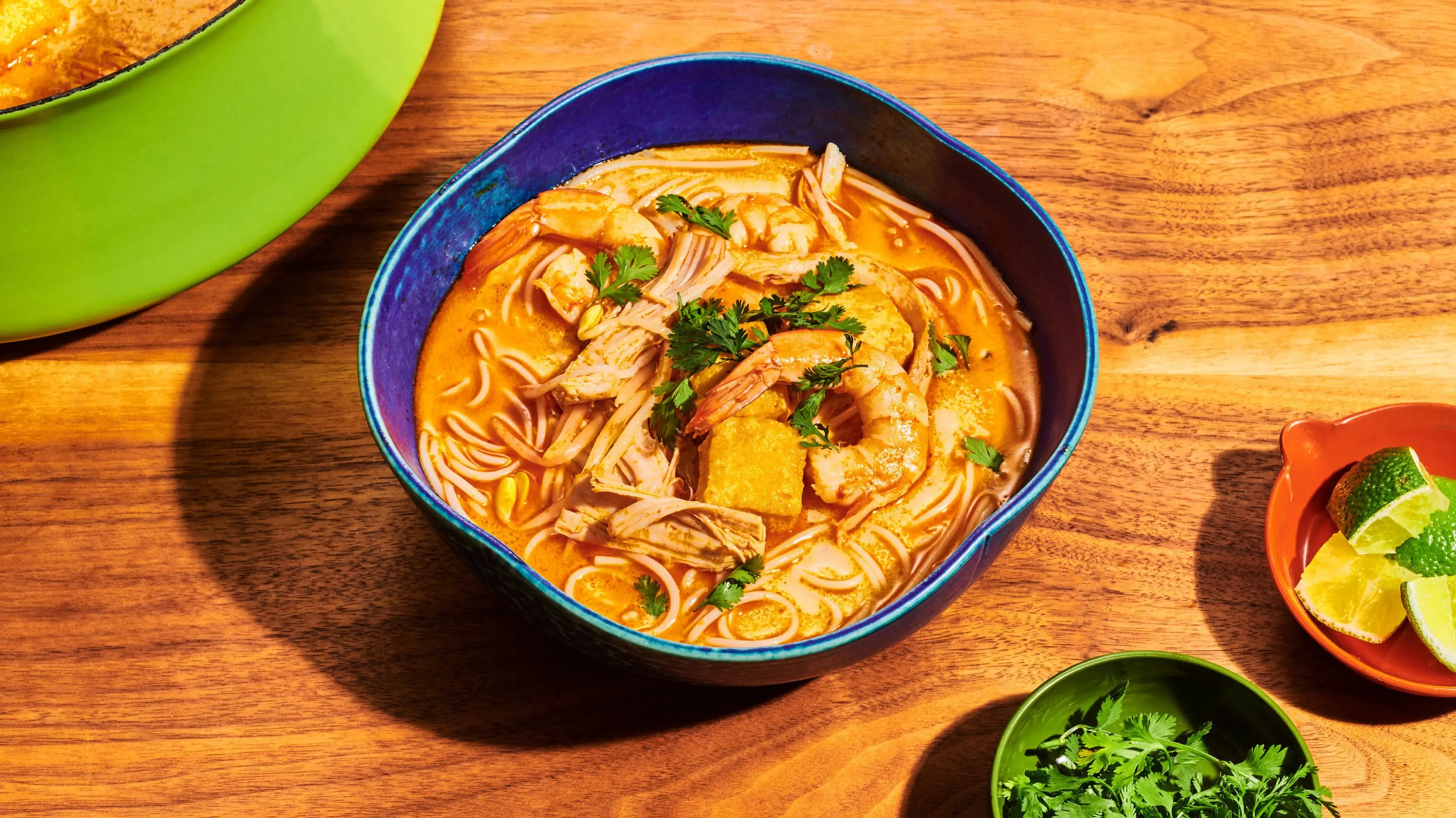 Turkey Laksa Noodle Soup