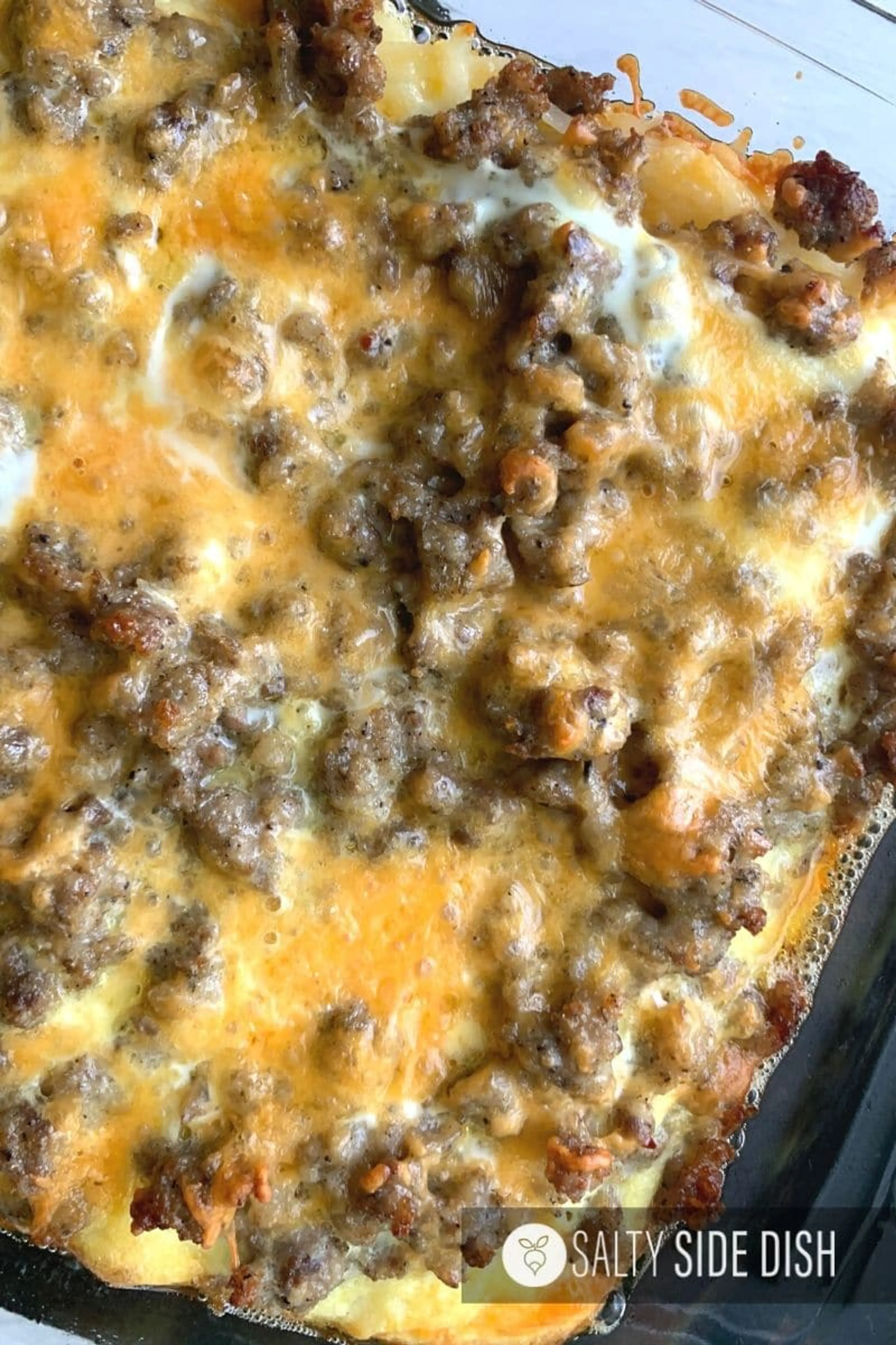 Sausage Hashbrown Breakfast Casserole