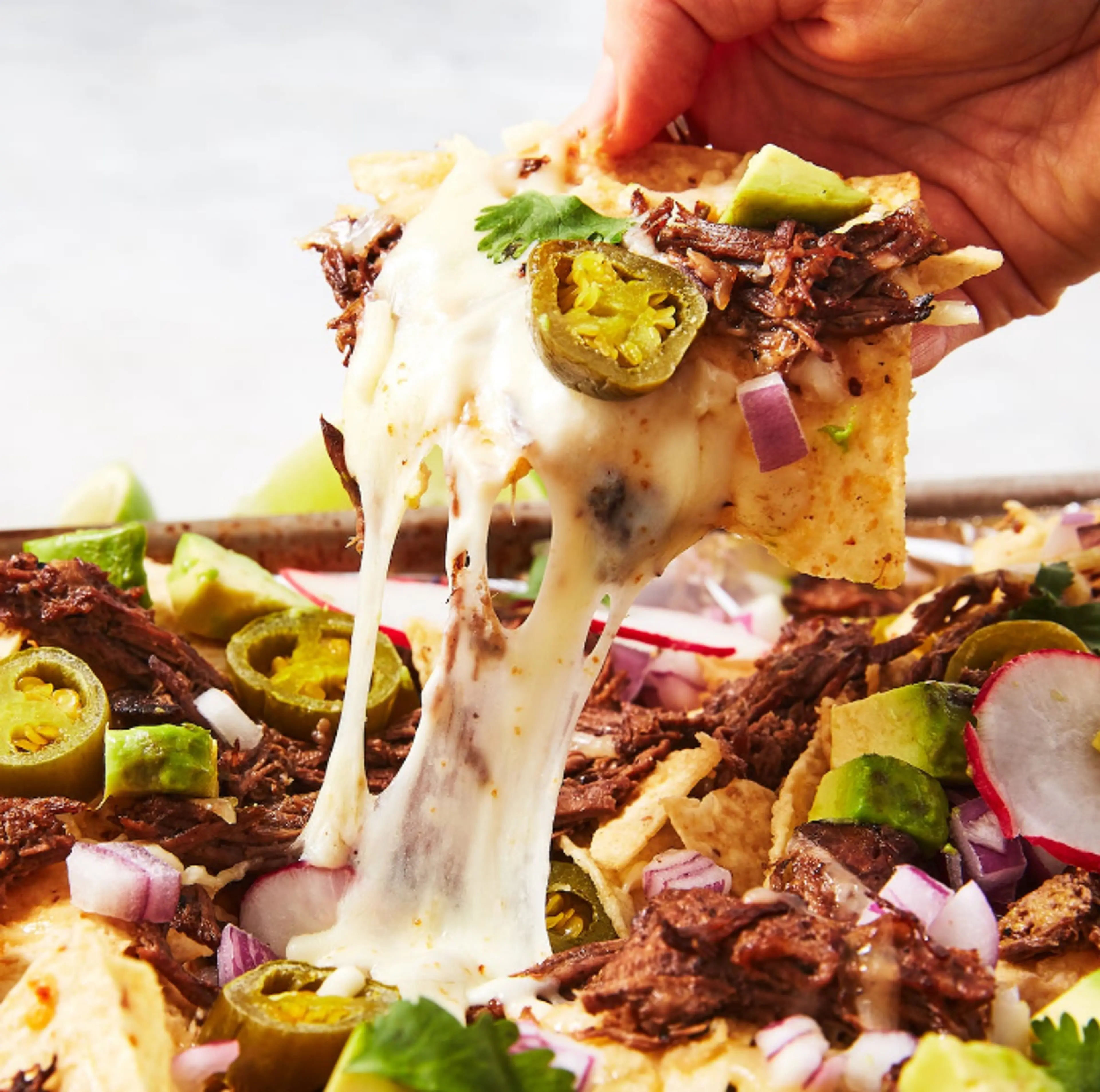 Instant Pot Shredded Beef Nachos