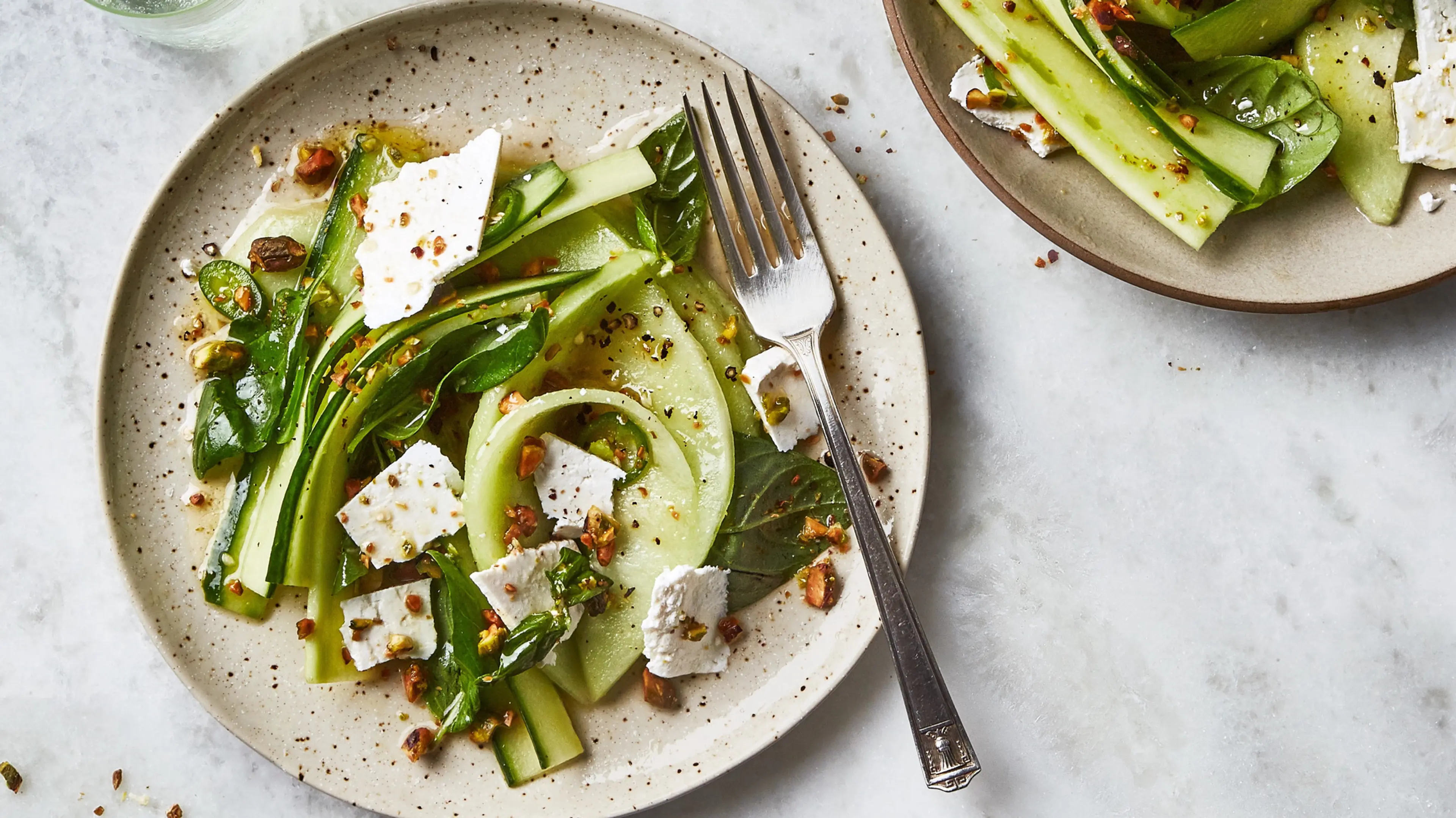 Cucumber and Melon Salad