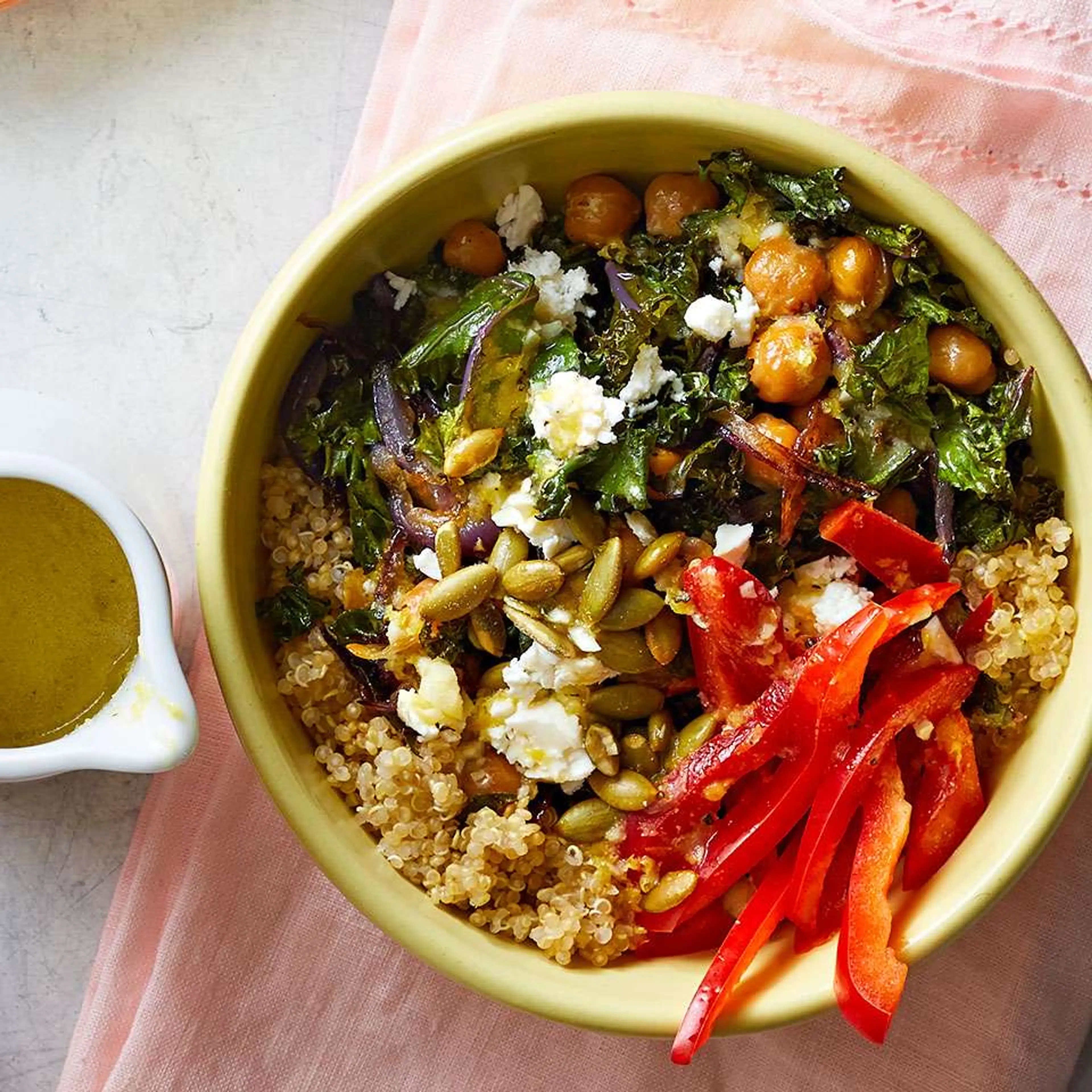 Crispy Chickpea Grain Bowl