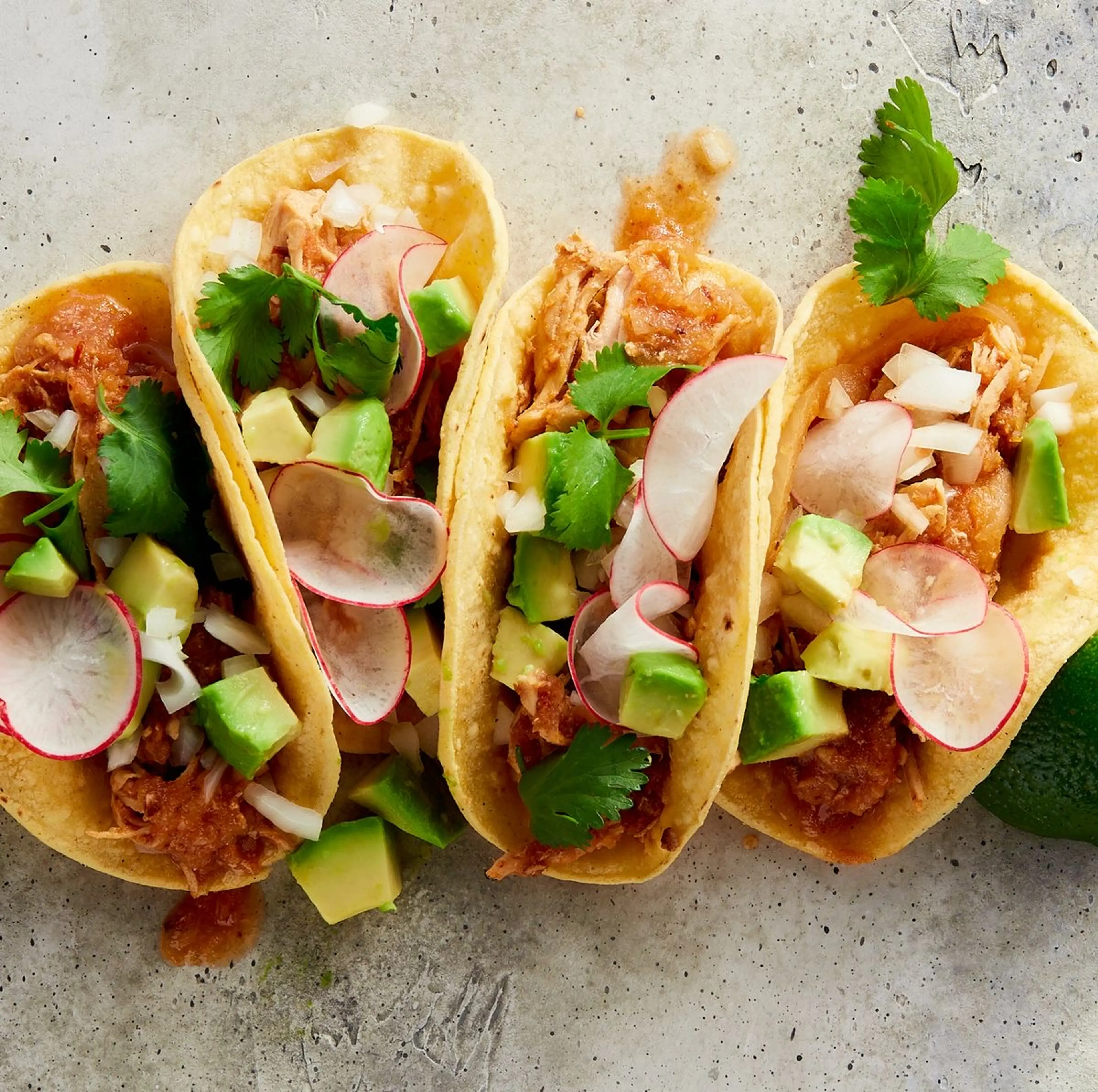 Shredded Chicken Tacos