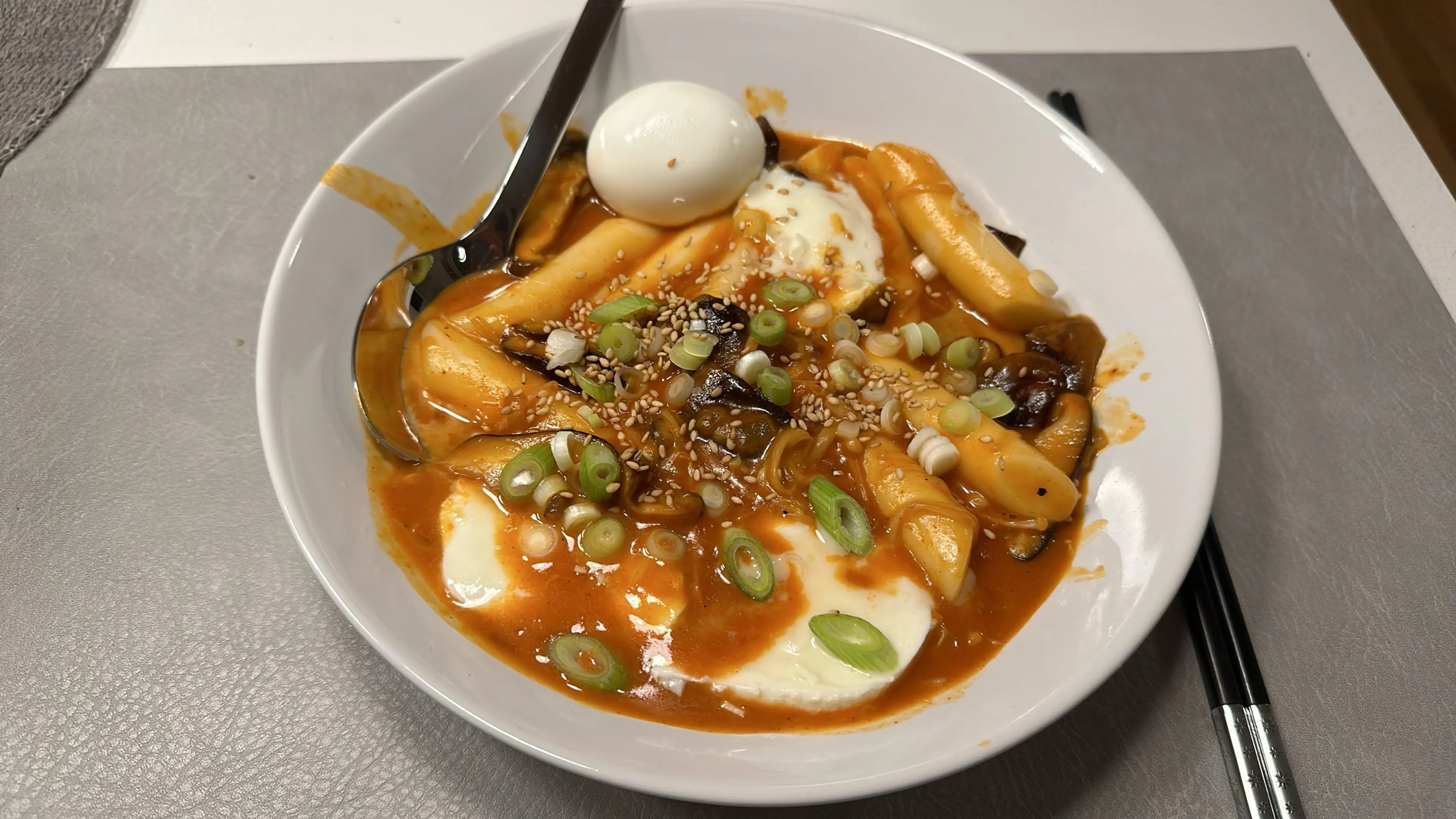 Mushroom Cheese Tteokbokki