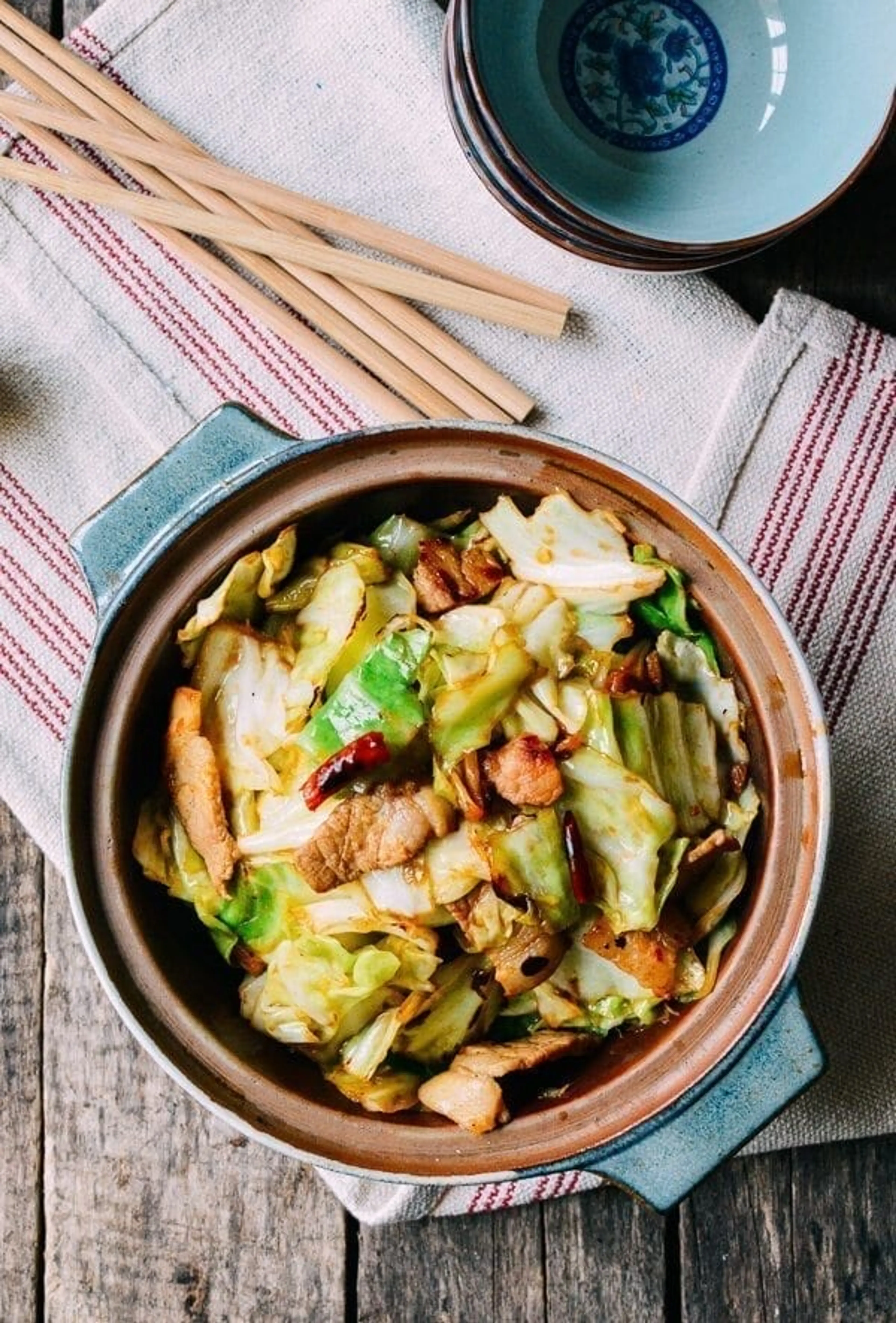 Chinese Shredded Cabbage Stir-Fry