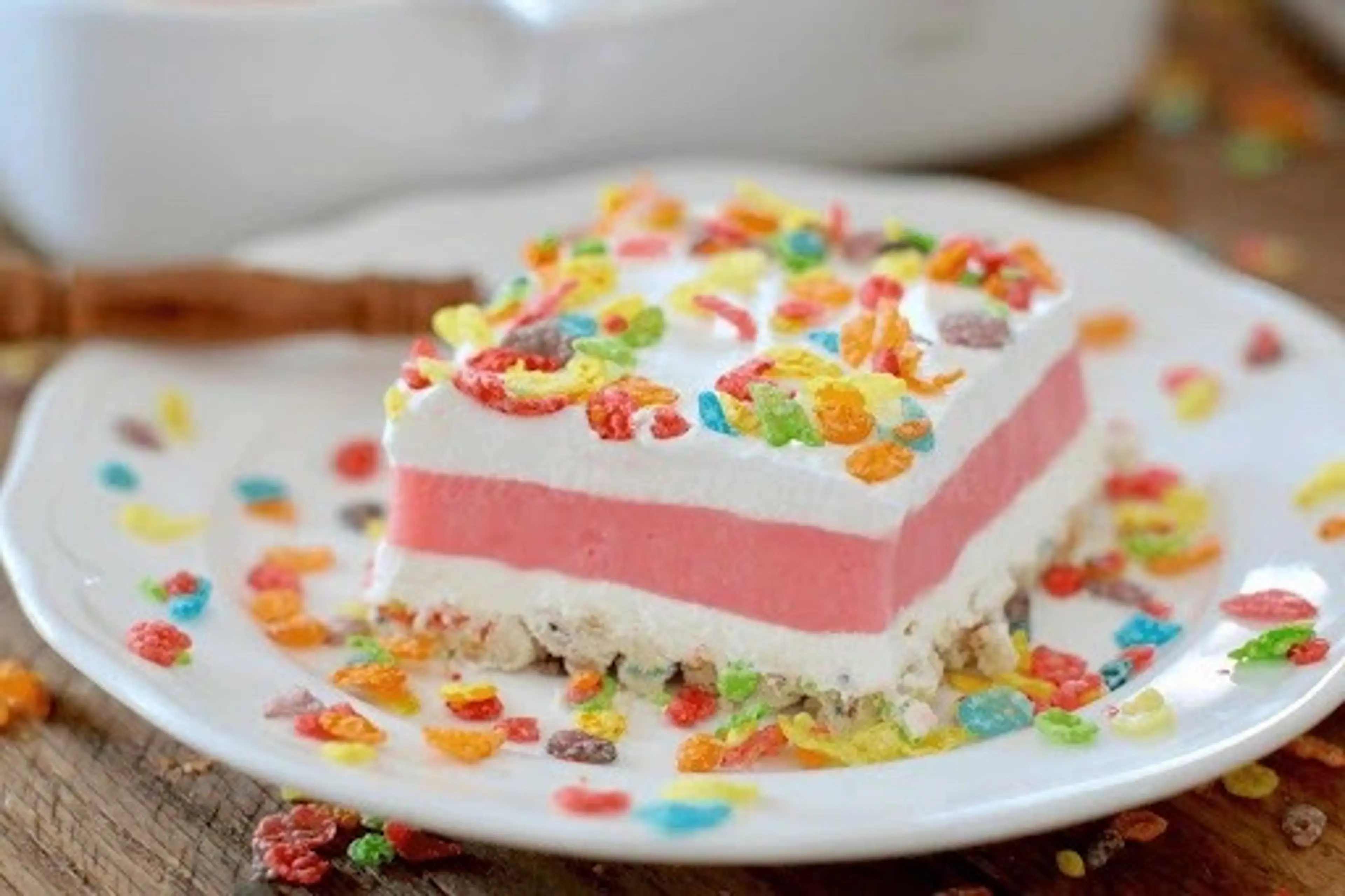 Fruity Pebbles Layered Dessert