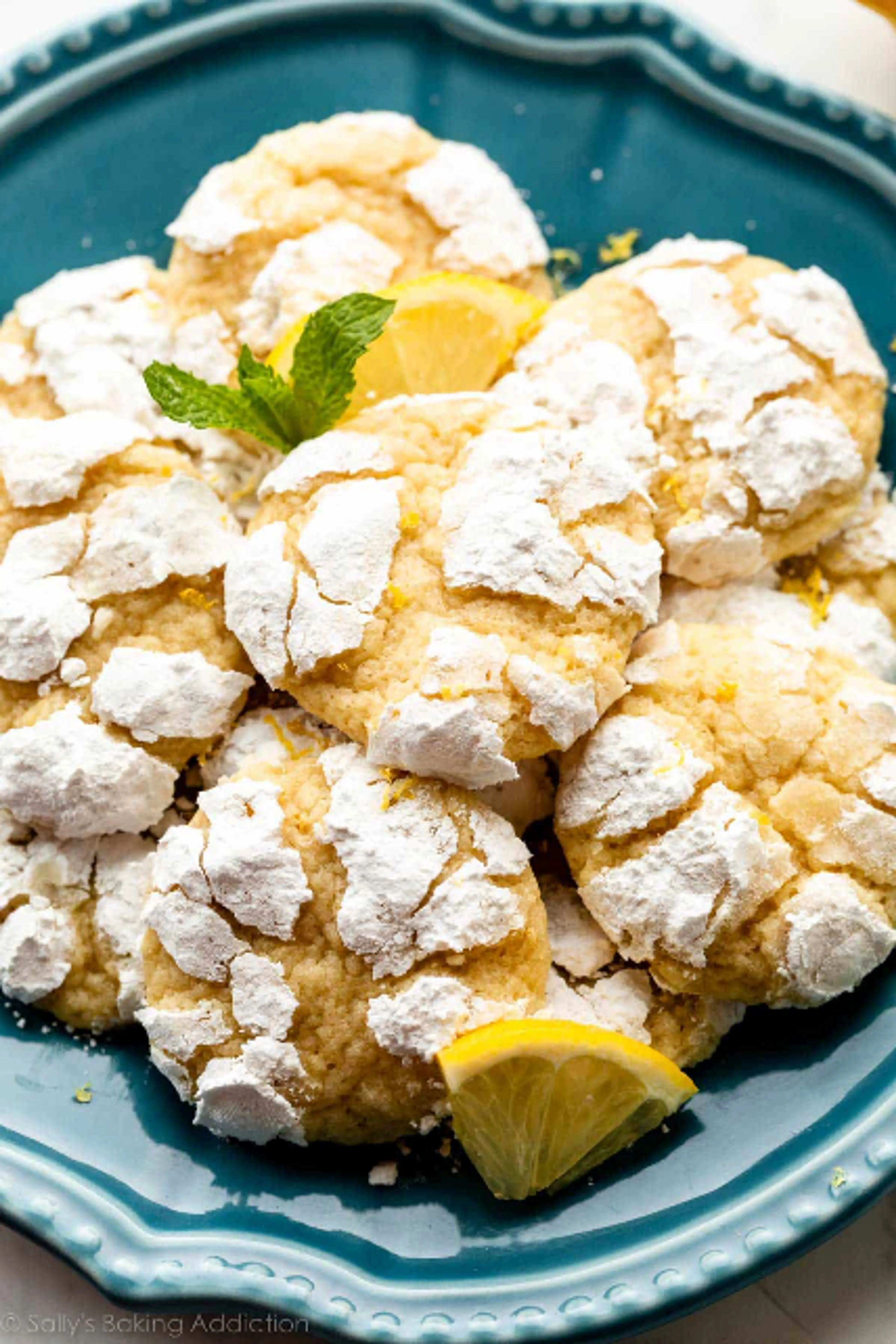 Lemon Crinkle Cookies