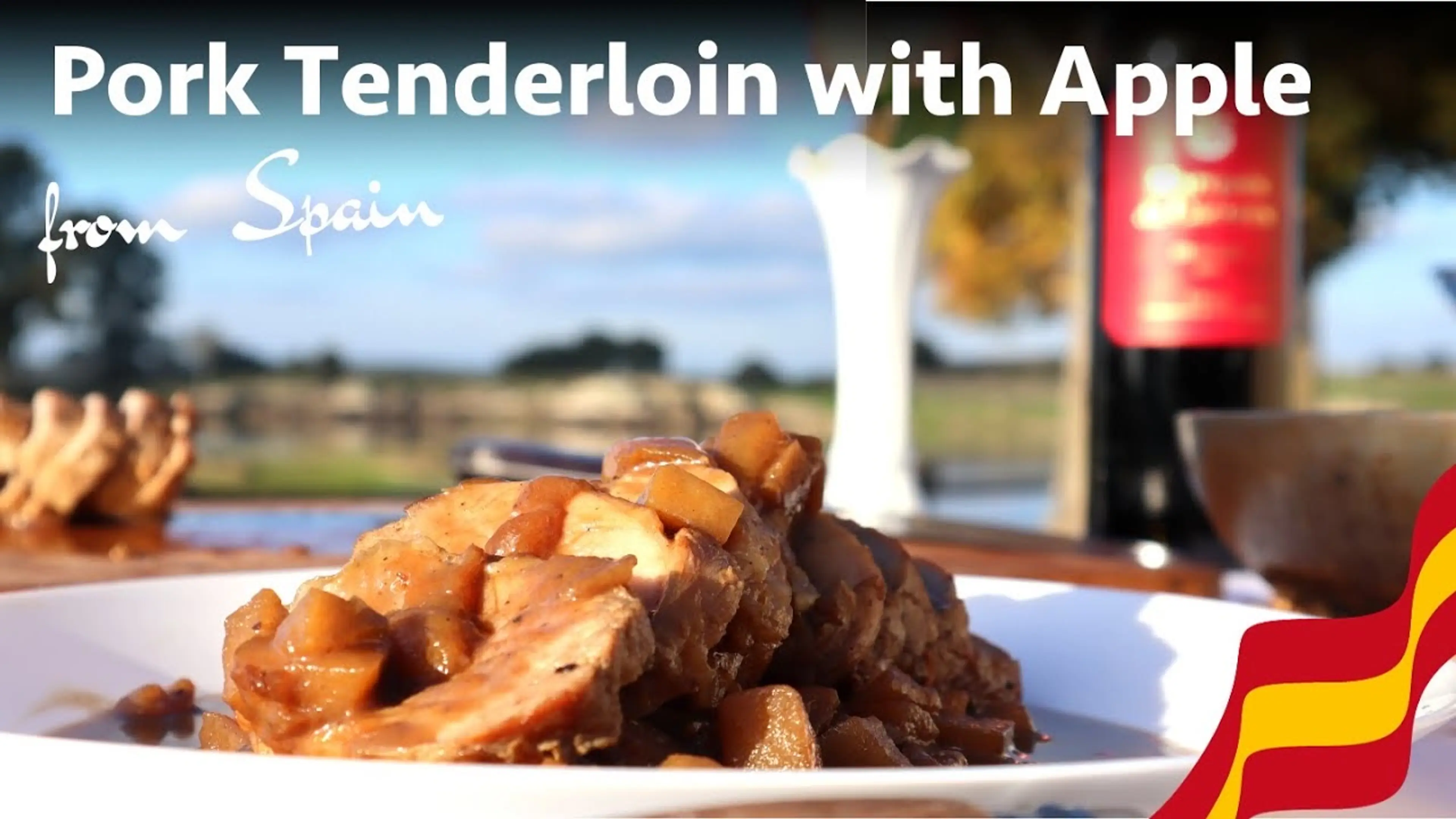 Pork Tenderloin w/ Apples (Solomillo Ibérico a la Extremeña)